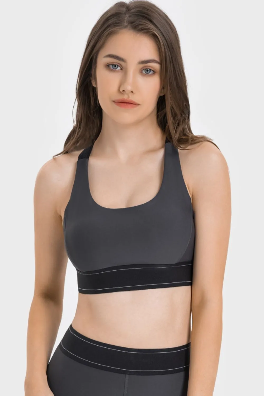 Millennia Contrast Sports Bra sold by Gigi Laurent product image thumbnail 3