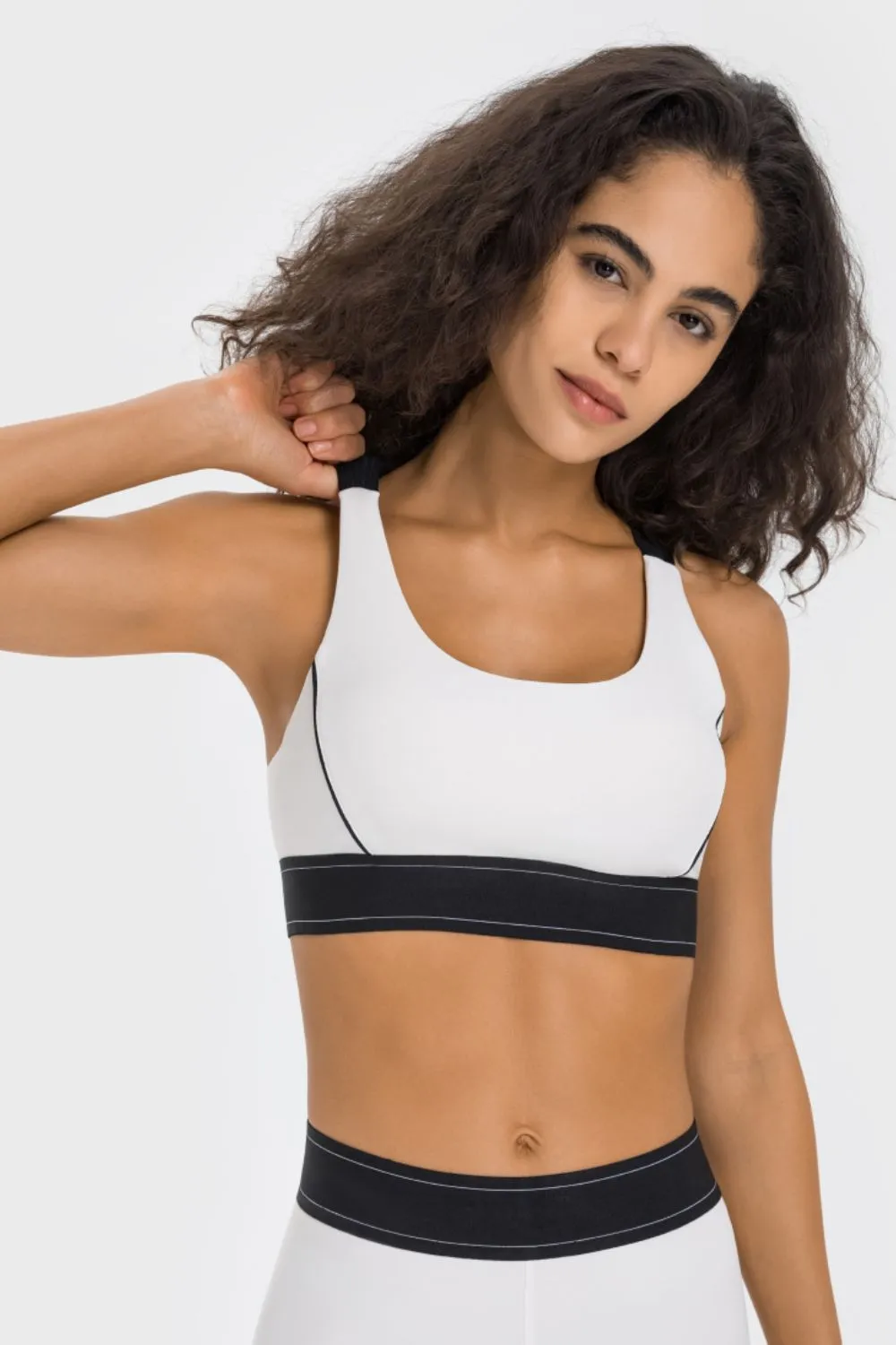Millennia Contrast Sports Bra sold by Gigi Laurent product image thumbnail 5