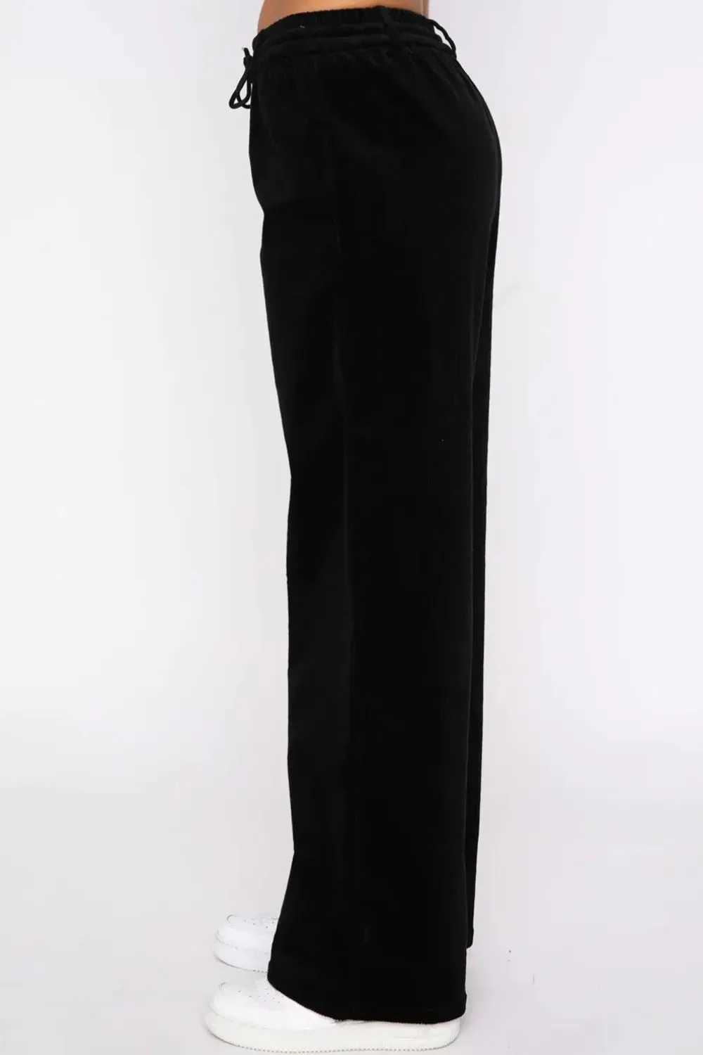 Drawstring Waist Wide Leg Active Pants sold by Gigi Laurent product image thumbnail 3