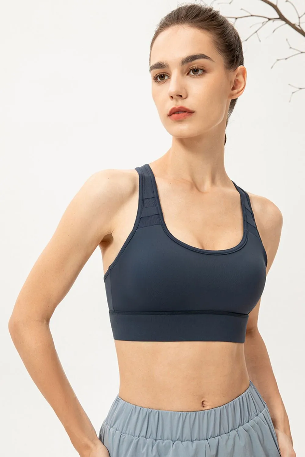 Scoop Neck Long Sports Bra sold by Gigi Laurent product image thumbnail 4