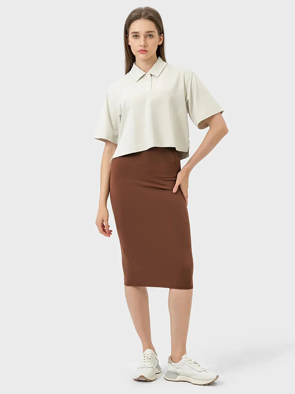 Millennia Slit Wrap Active Skirt sold by Gigi Laurent product image thumbnail 5