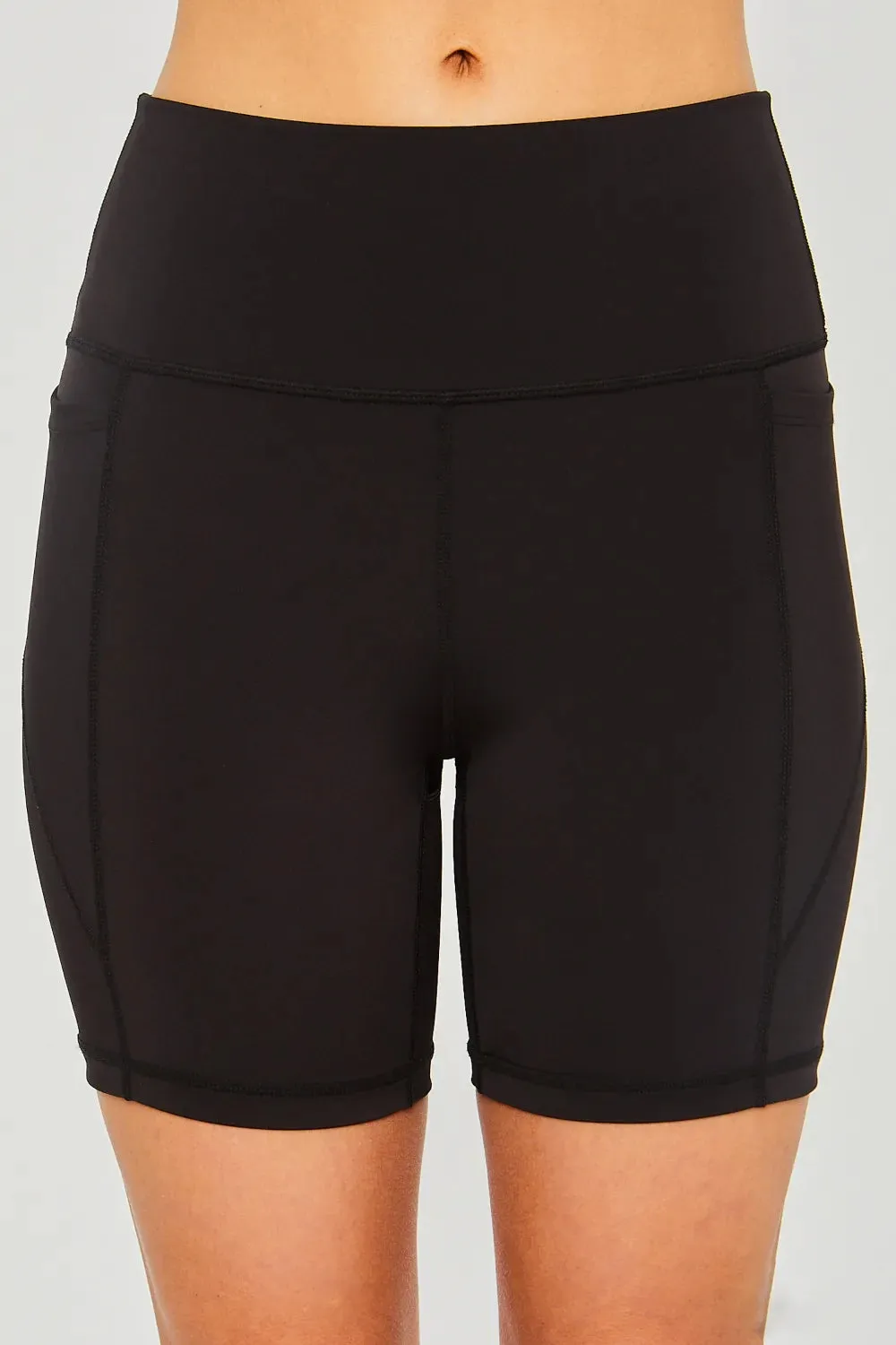 Love Tree High Waist Seam Detail Active Shorts sold by Gigi Laurent product image thumbnail 2