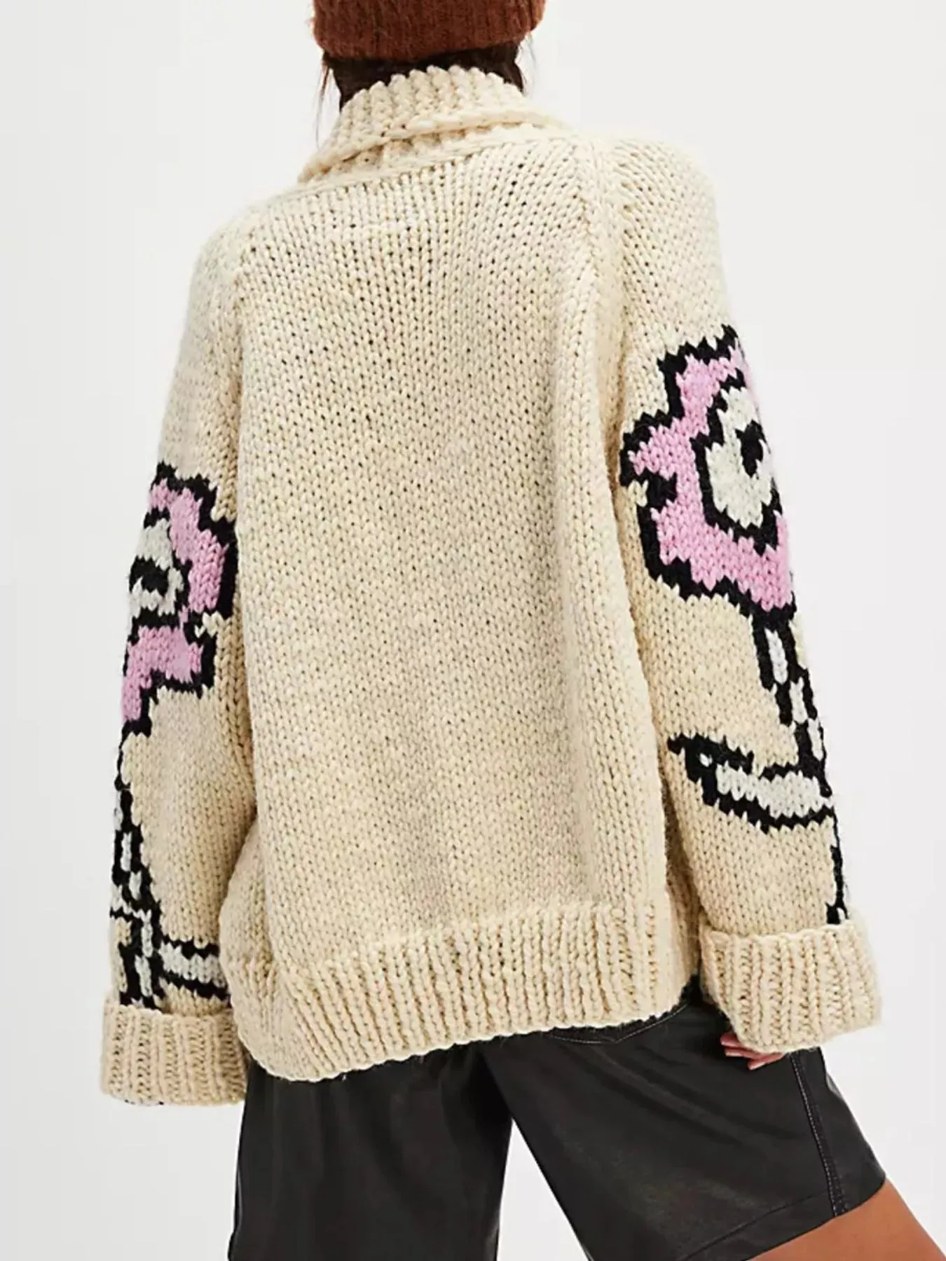 Button Up Long Sleeve Cardigan sold by Gigi Laurent product image thumbnail 4