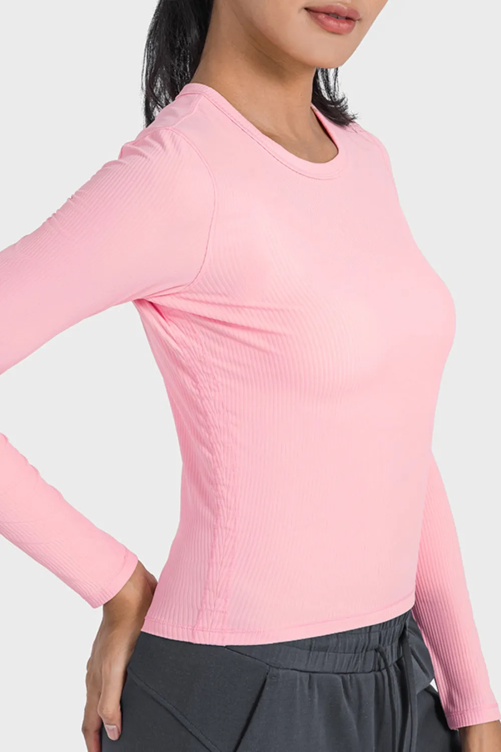 Millennia Round Neck Long Sleeve Sports Top sold by Gigi Laurent product image thumbnail 3