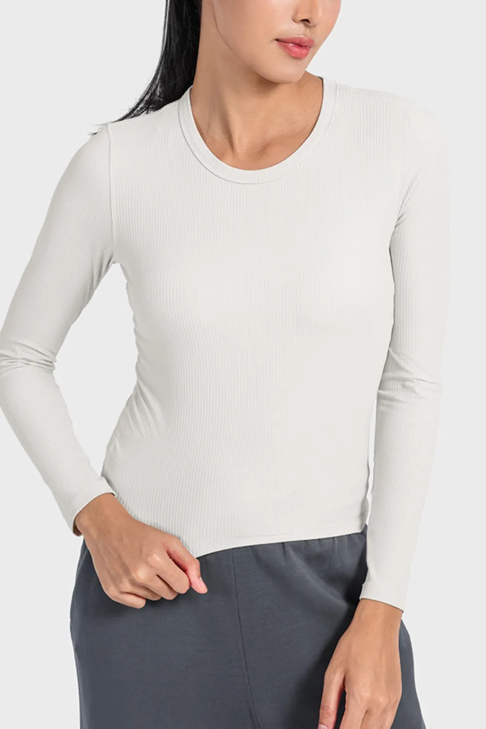 Millennia Round Neck Long Sleeve Sports Top sold by Gigi Laurent product image thumbnail 4