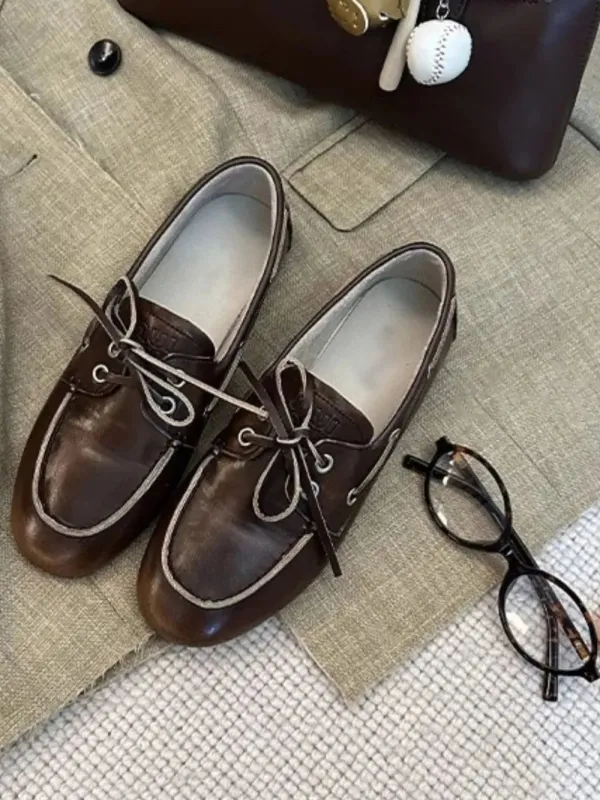 Round Toe Flat Slip-Ons sold by Gigi Laurent