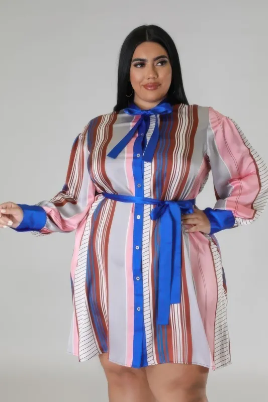 Long Sleeves Non-stretch Dress made by C.C