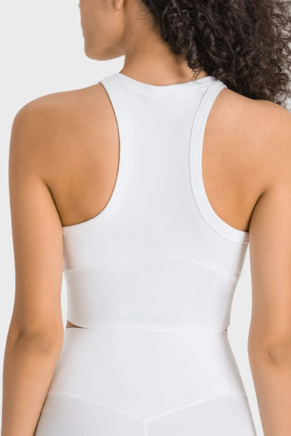 Millennia Racerback Cropped Sports Tank sold by Gigi Laurent product image thumbnail 2