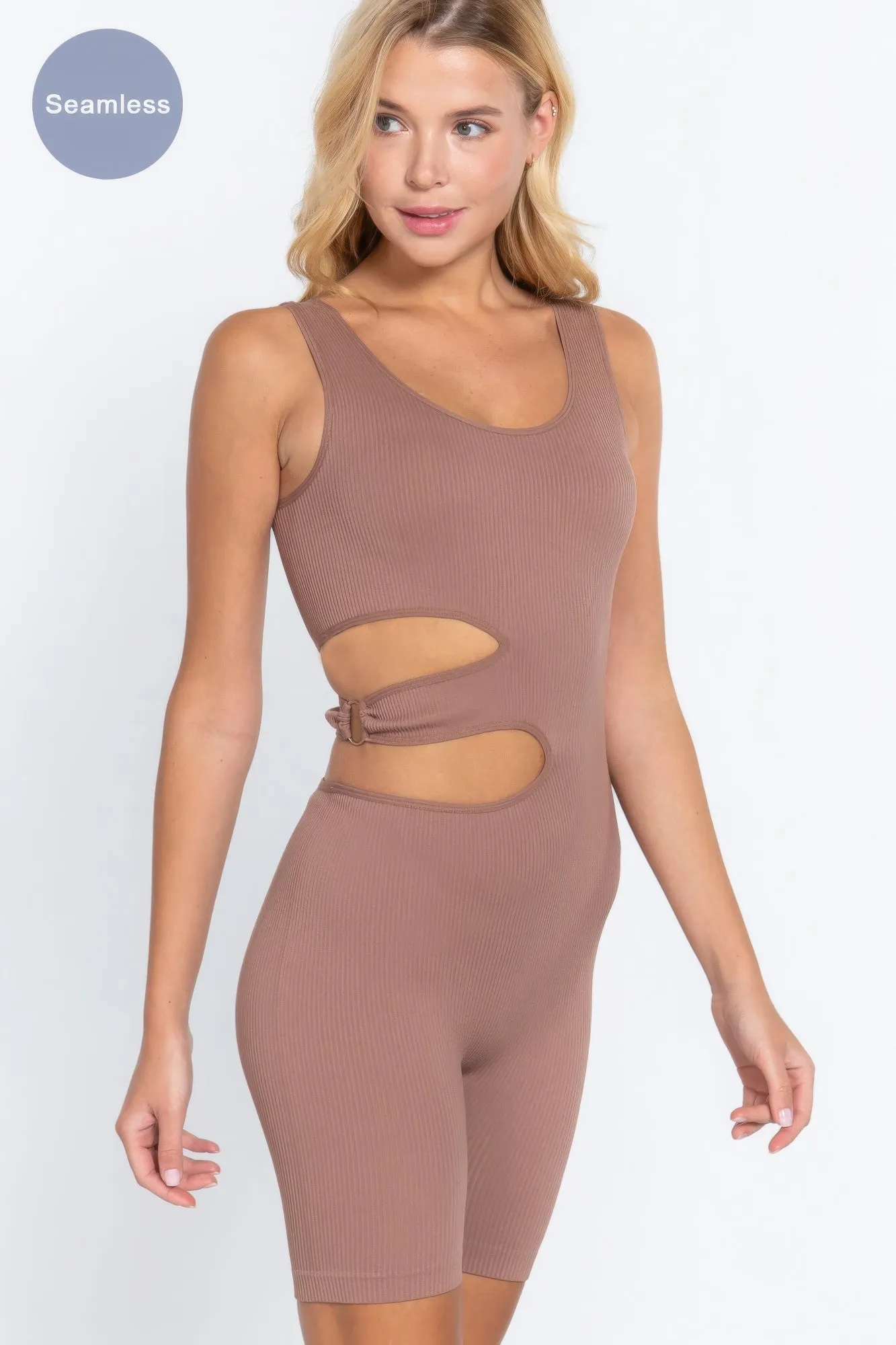 Suave Cut-out Seamless Romper sold by Gigi Laurent product image thumbnail 3