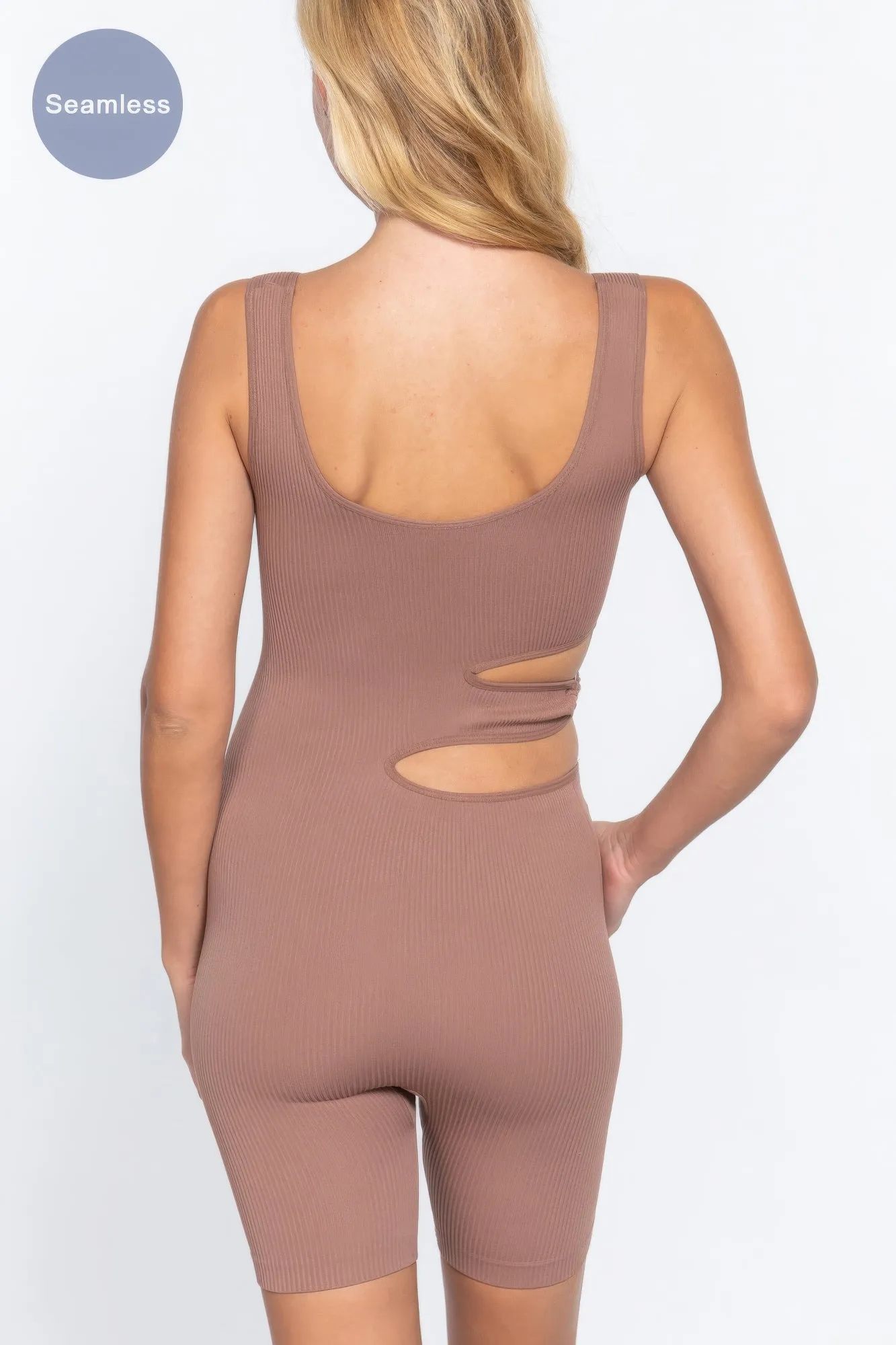 Suave Cut-out Seamless Romper sold by Gigi Laurent product image thumbnail 4
