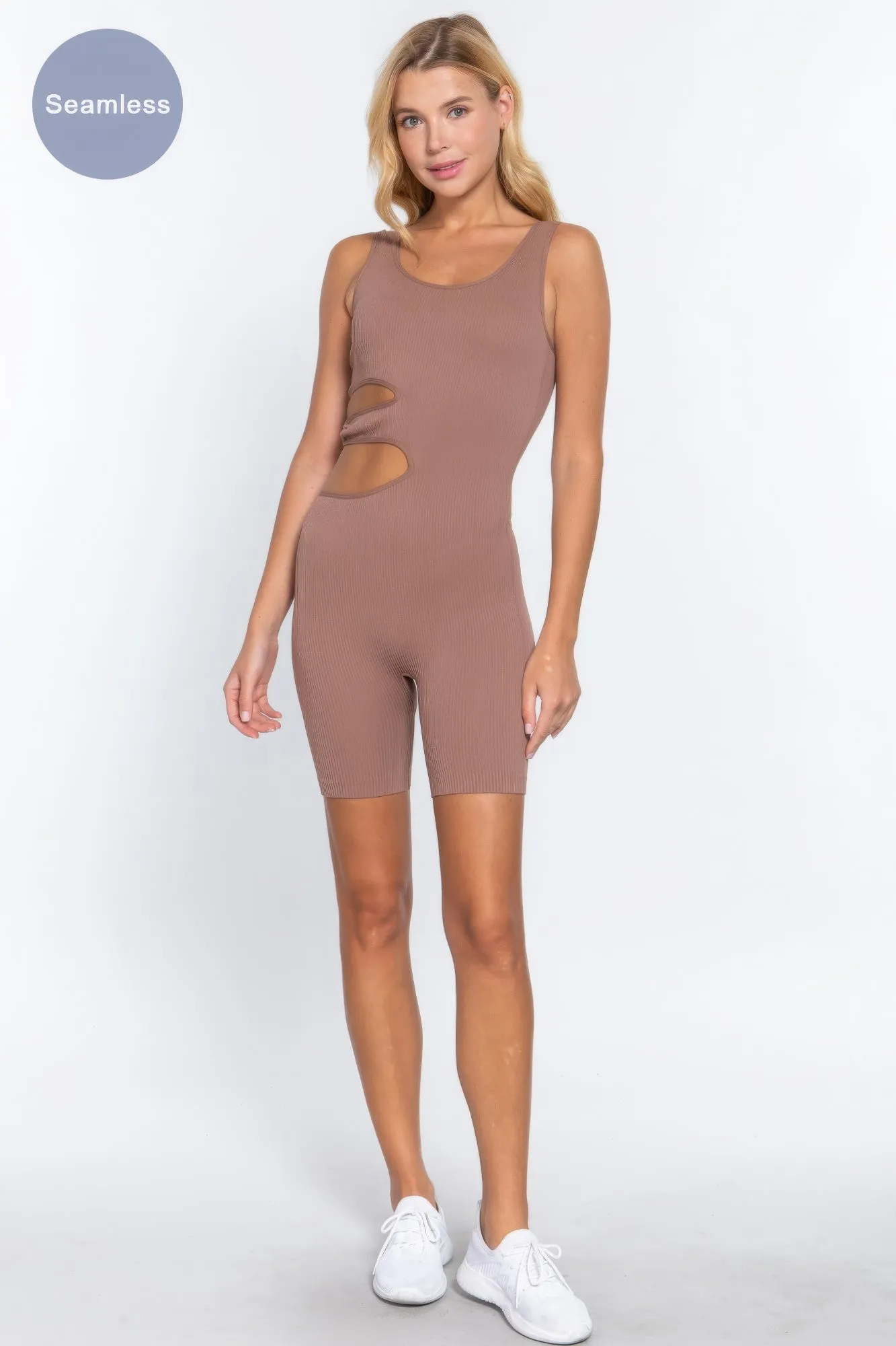 Suave Cut-out Seamless Romper sold by Gigi Laurent product image thumbnail 2
