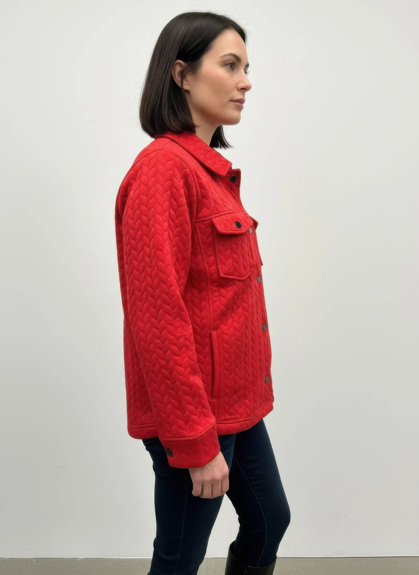 Onque Casual Textured Jacket sold by Gigi Laurent product image thumbnail 5