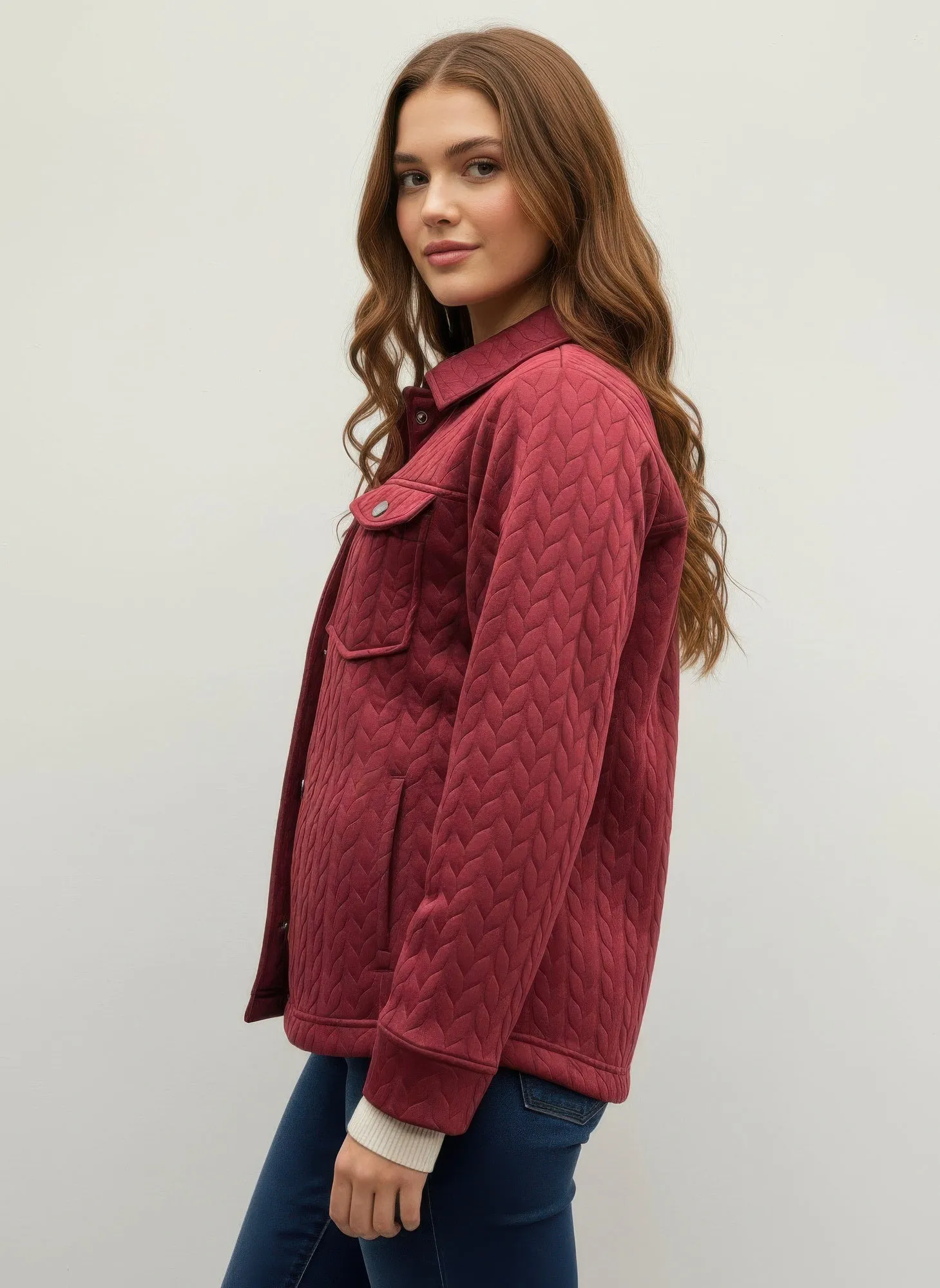 Onque Casual Textured Jacket sold by Gigi Laurent product image thumbnail 2