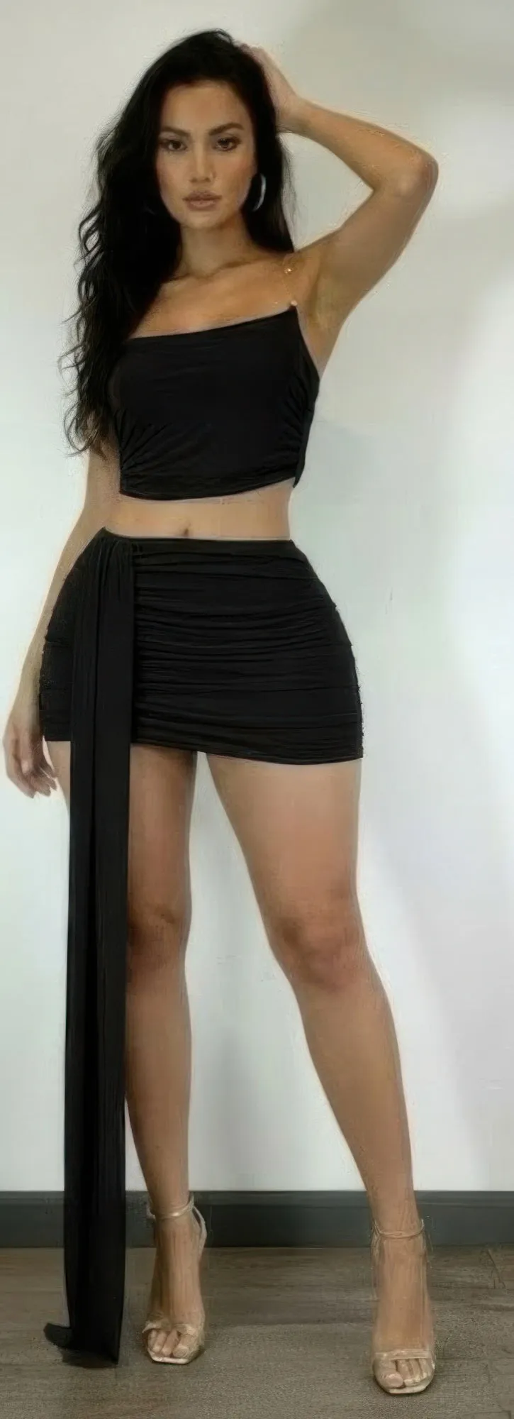 Sleeveless, Cropped Bodice Skirt Set sold by Gigi Laurent product image thumbnail 2