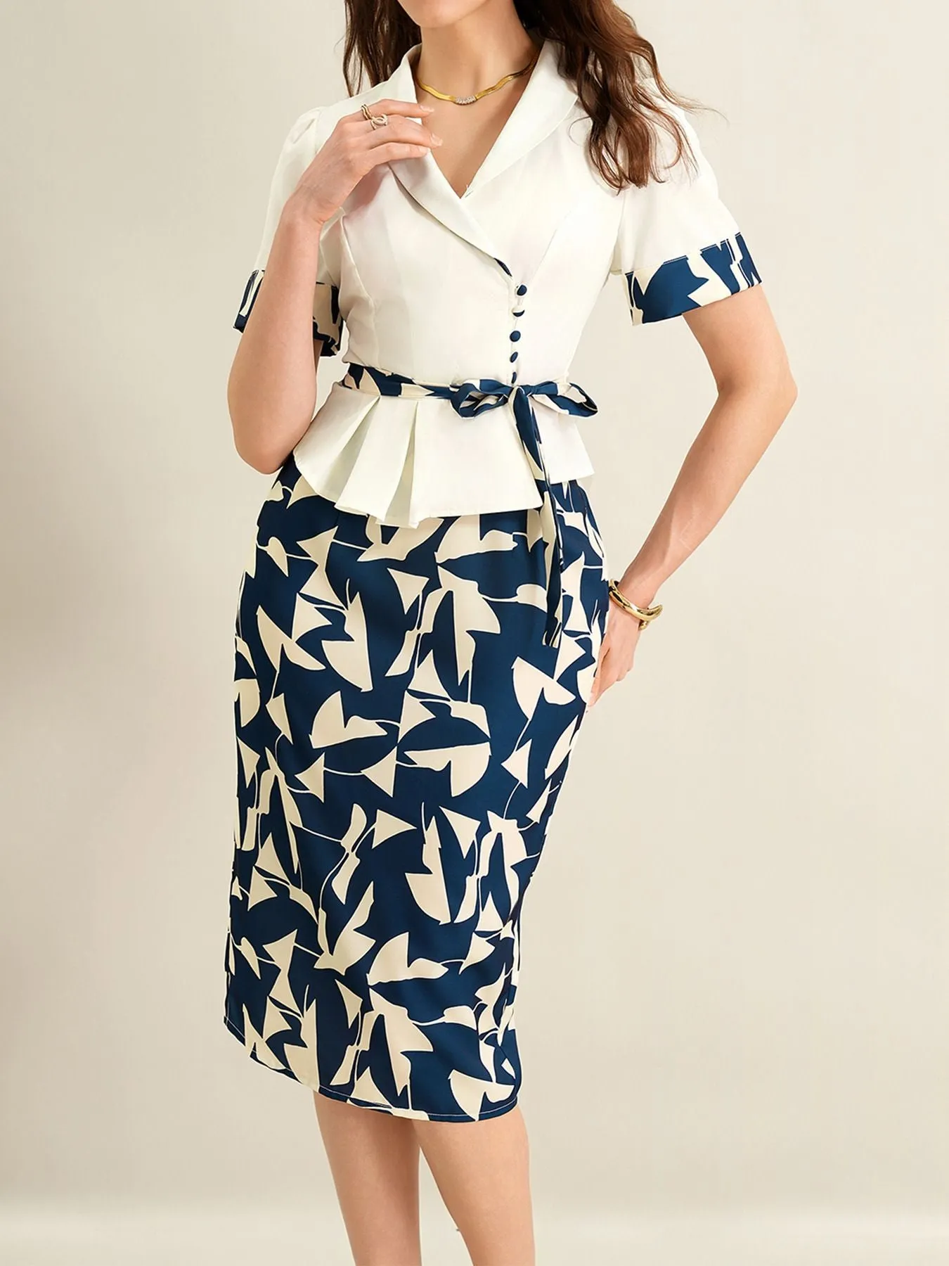 Short Sleeve Top and Skirt Set sold by Gigi Laurent product image thumbnail 4