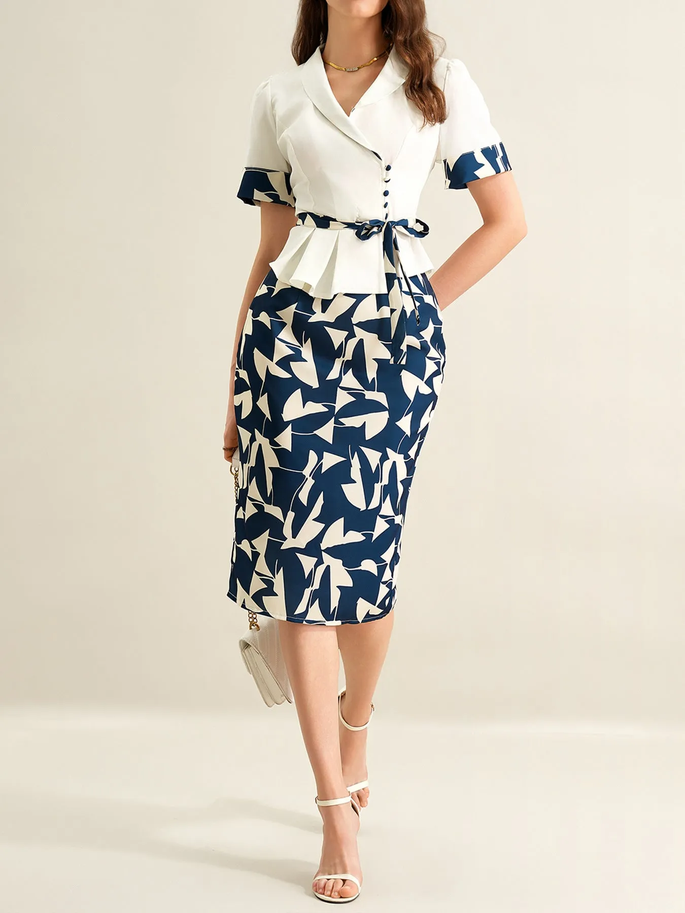 Short Sleeve Top and Skirt Set sold by Gigi Laurent