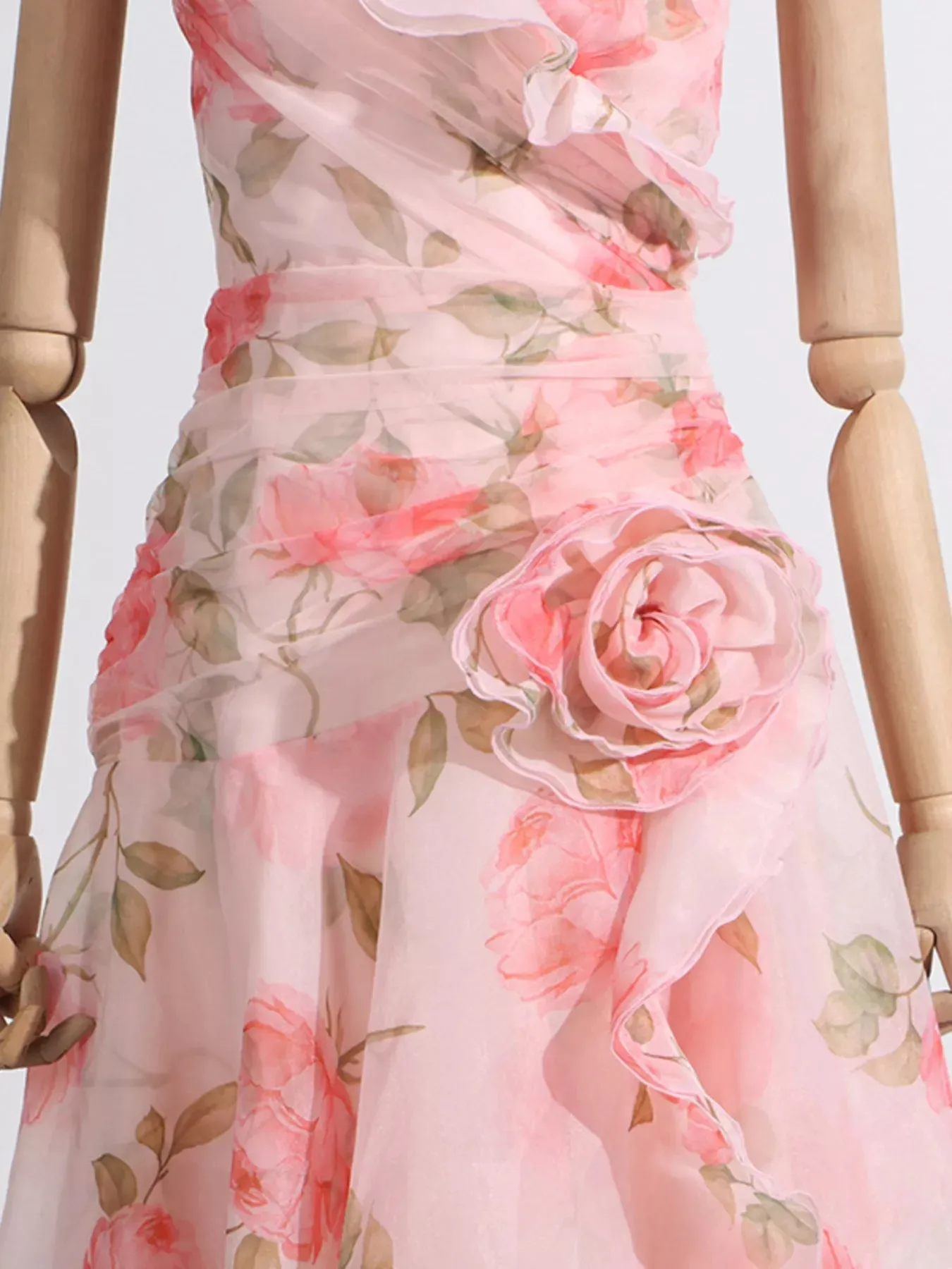 Floral Single Shoulder Maxi Dress sold by Gigi Laurent product image thumbnail 4