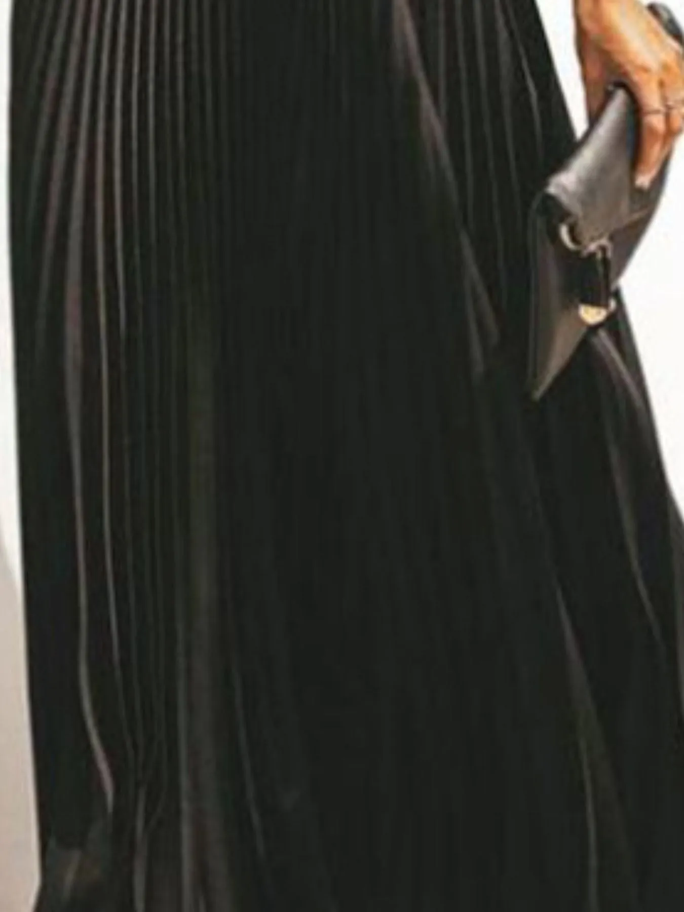 Full Size Off-Shoulder Pleated Maxi Dress Plus Size sold by Gigi Laurent product image thumbnail 3