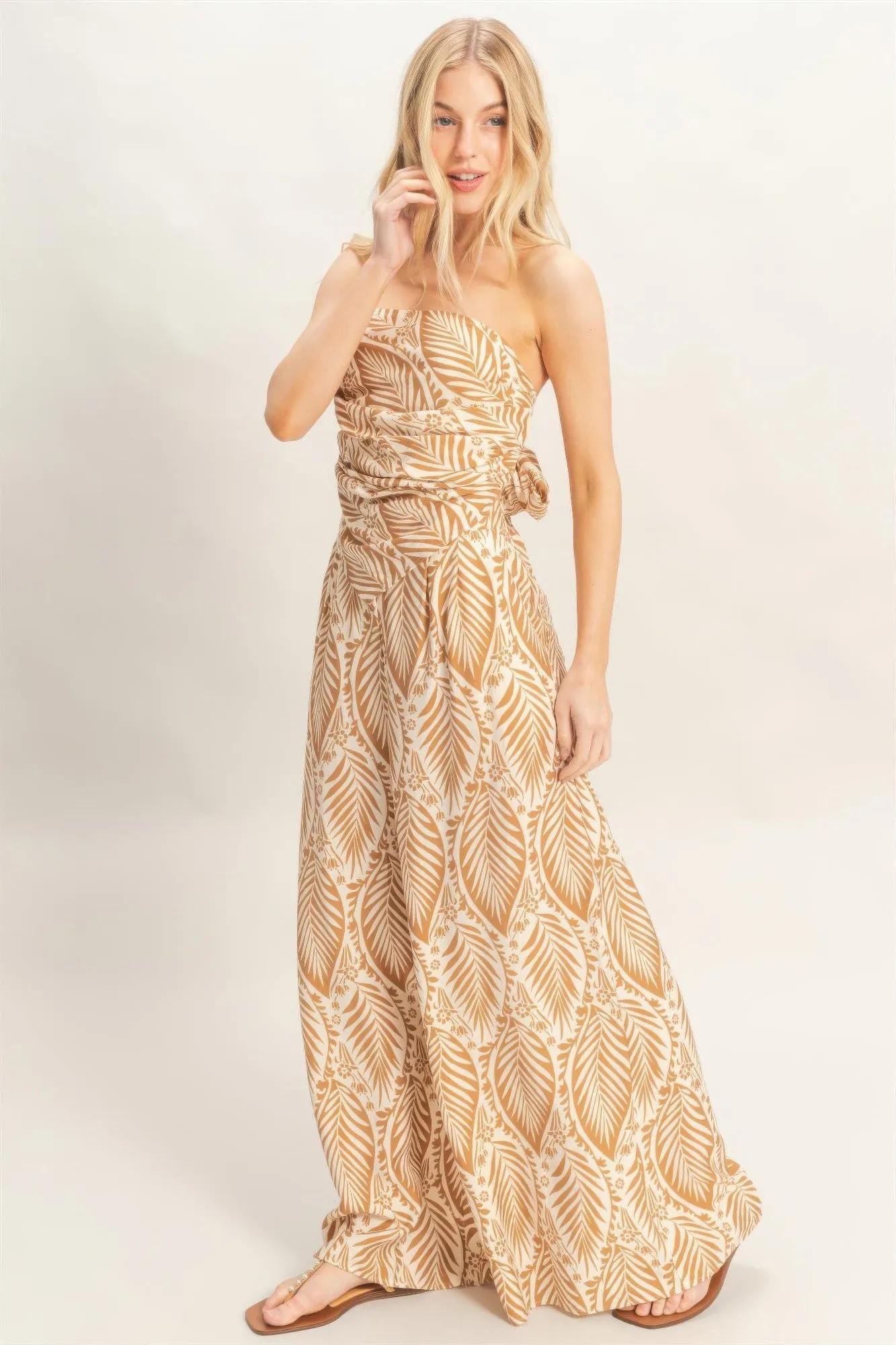 Strapless Top & Pant Print Set sold by Gigi Laurent product image thumbnail 2