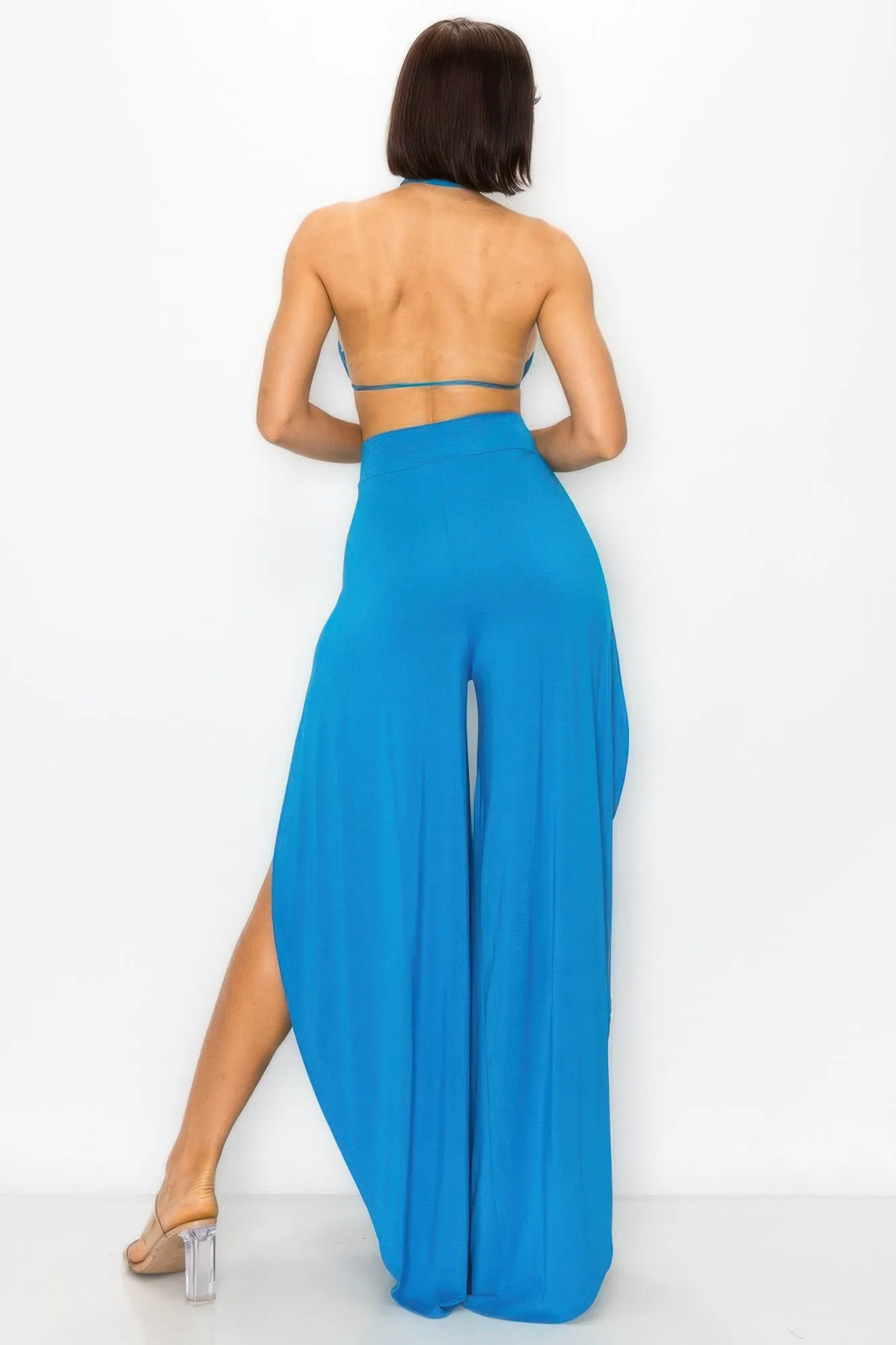Modal 2 Piece Set, Bra And Side Slit Pant sold by Gigi Laurent product image thumbnail 5