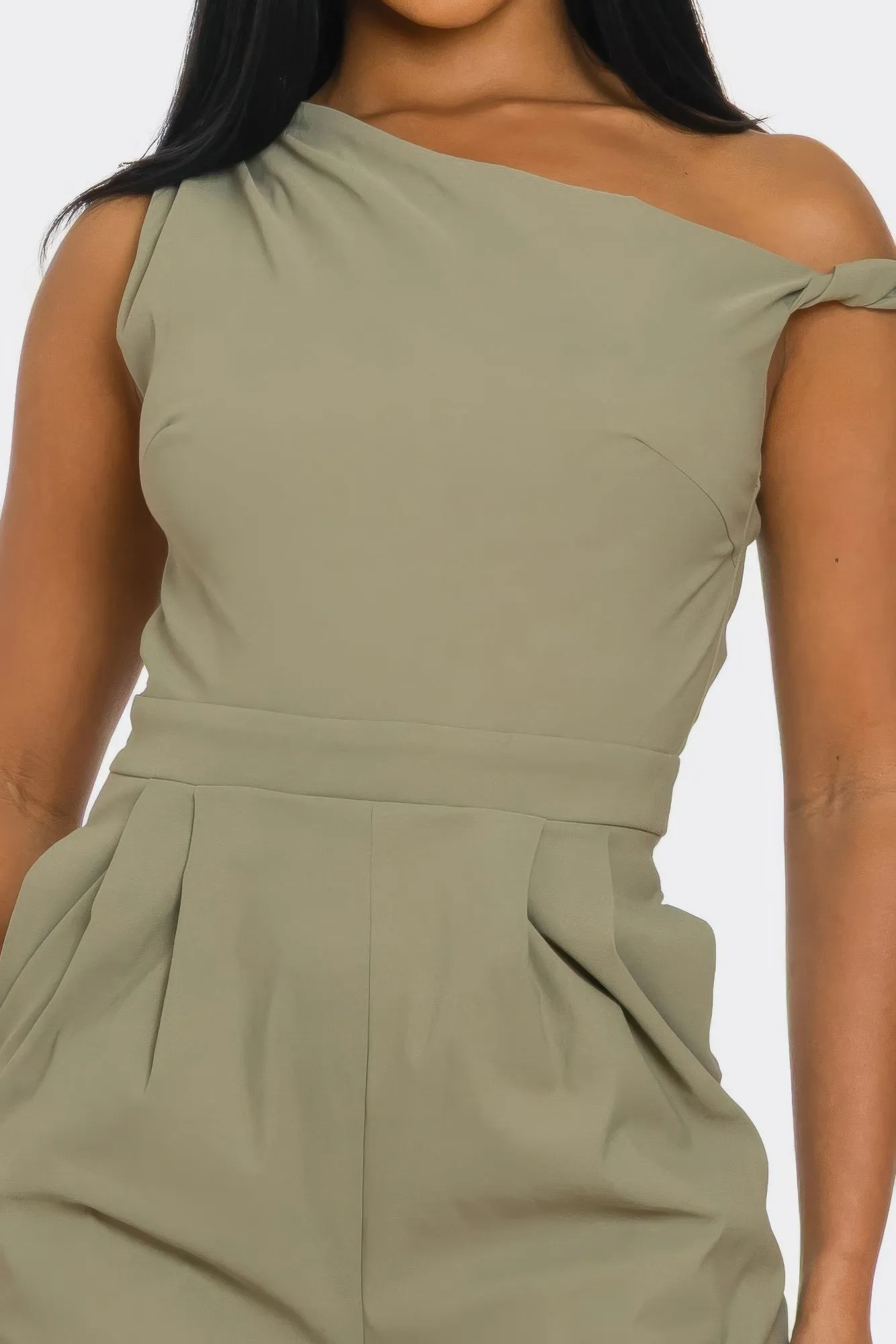 Chic Poise One-shoulder Jumpsuit sold by Gigi Laurent product image thumbnail 3