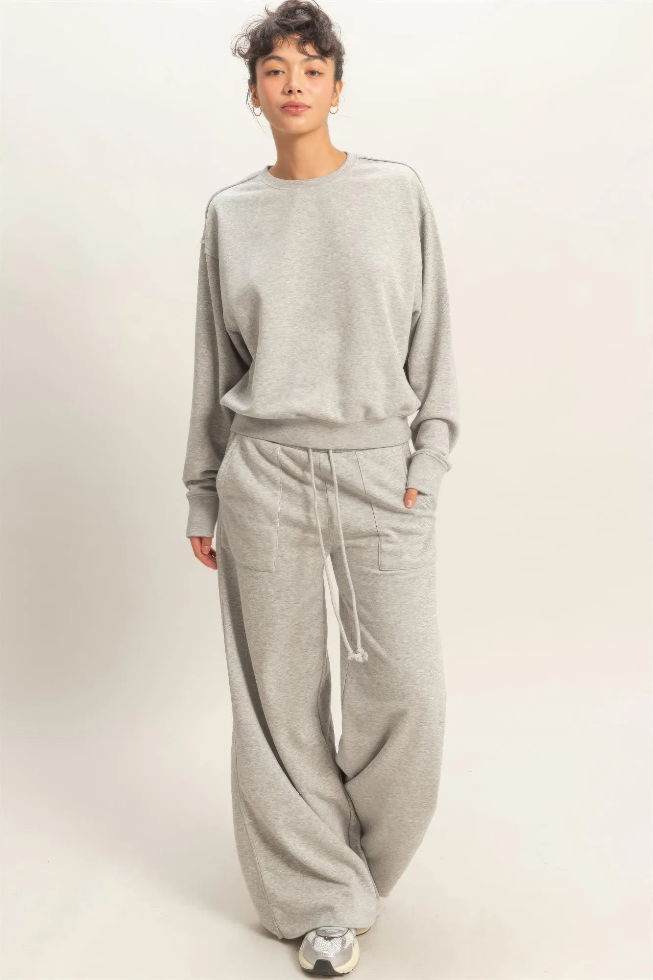 Raw Edge Detail Burnout Sweatshirt sold by Gigi Laurent product image thumbnail 2