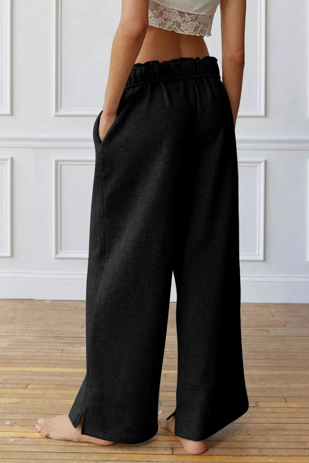 Drawstring Wide Leg Active Pants sold by Gigi Laurent product image thumbnail 3