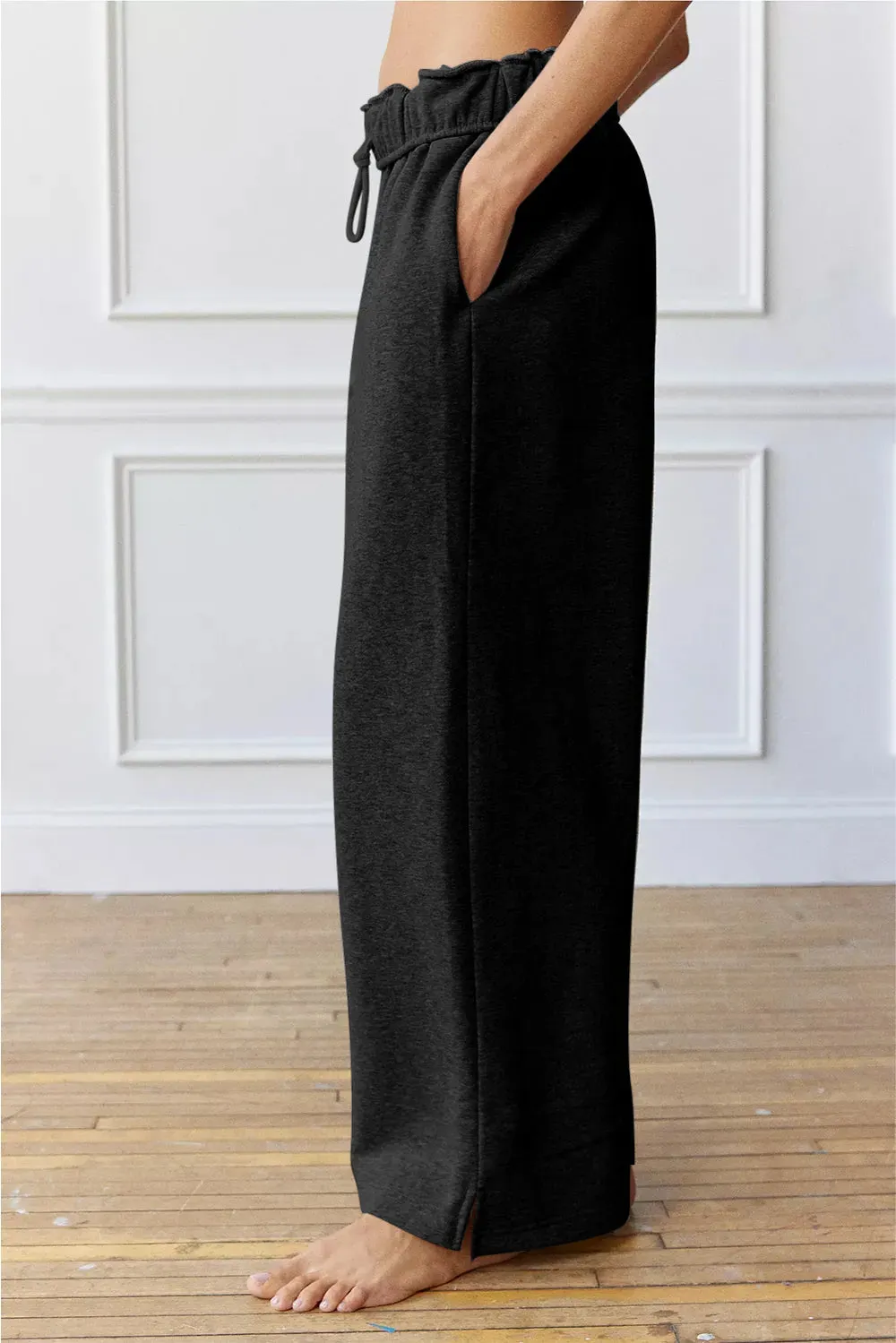 Drawstring Wide Leg Active Pants sold by Gigi Laurent product image thumbnail 2