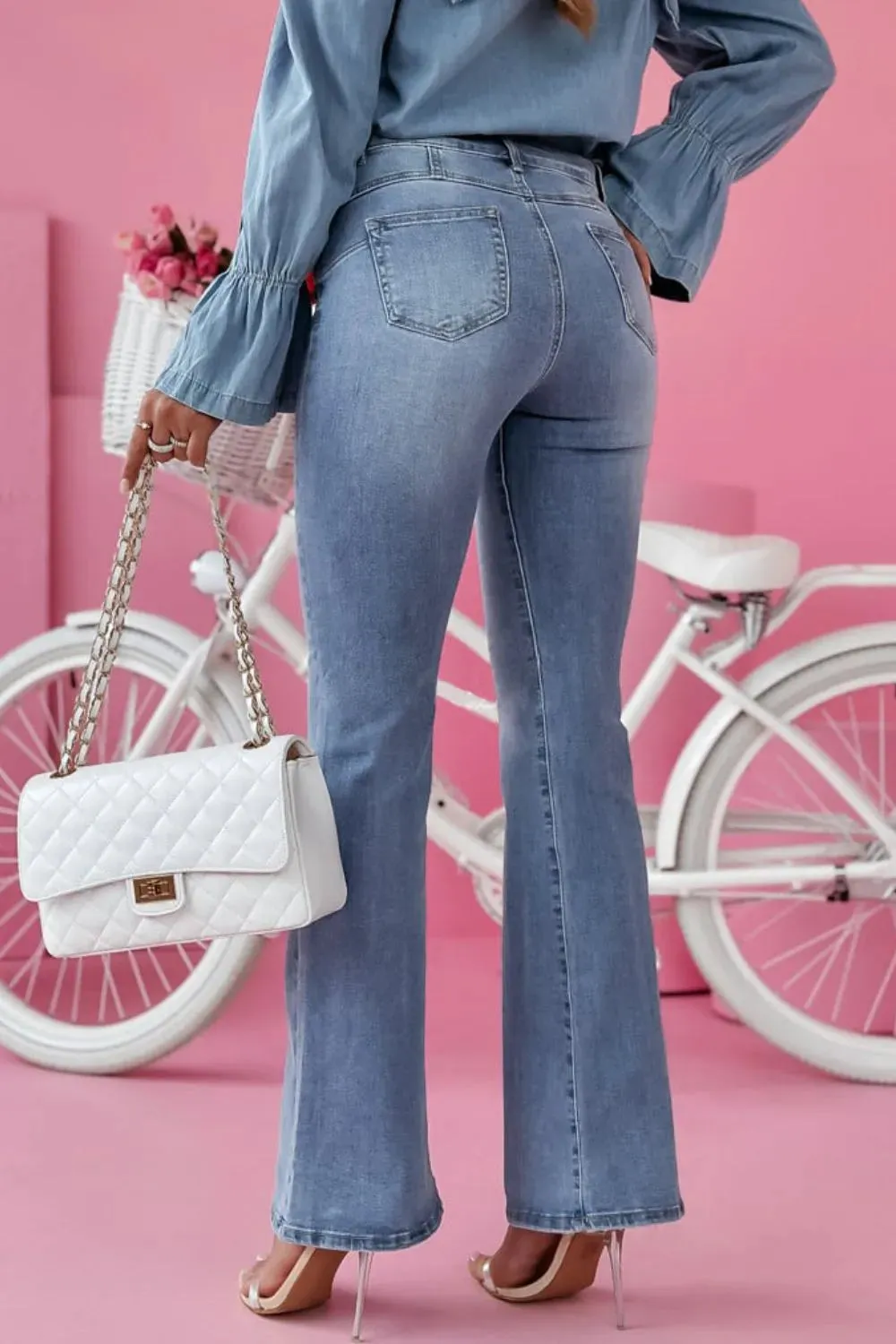 Bootcut Jeans with Pockets sold by Gigi Laurent product image thumbnail 3
