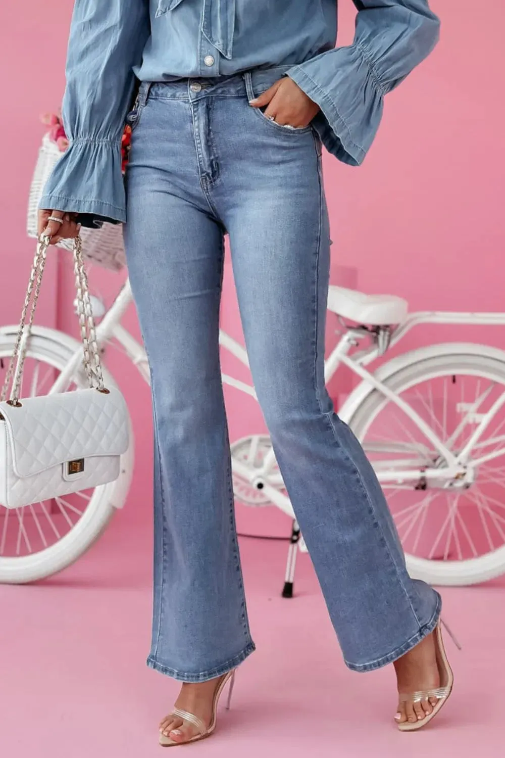 Bootcut Jeans with Pockets sold by Gigi Laurent