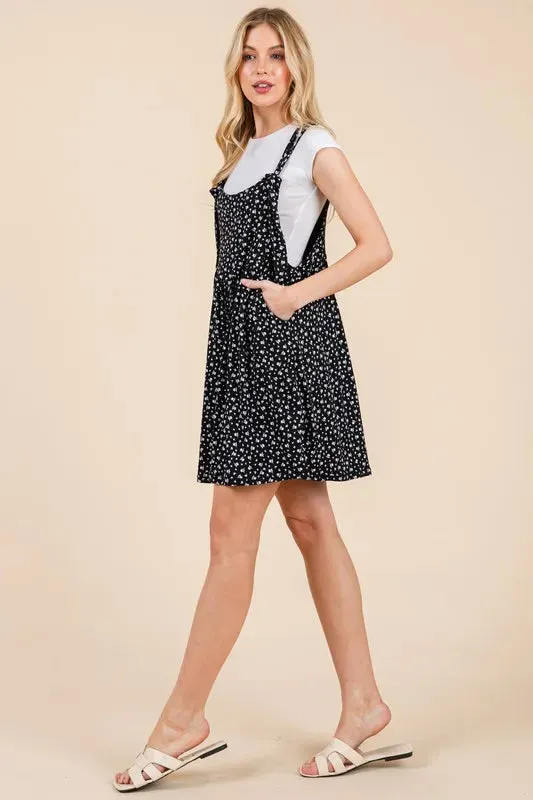 BOMBOM Floral Print Overalls with Pockets sold by Gigi Laurent product image thumbnail 2
