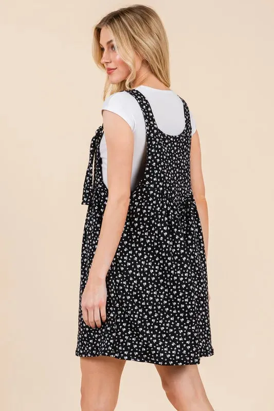 BOMBOM Floral Print Overalls with Pockets sold by Gigi Laurent product image thumbnail 5