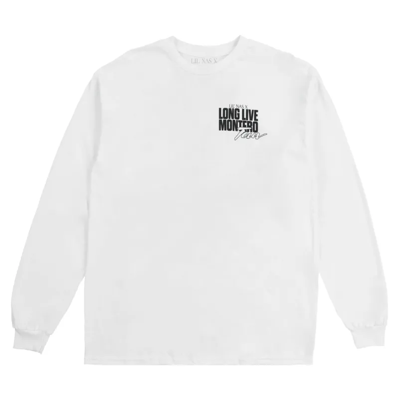 Cupid White Long Sleeve Tee sold by Lil Nas X