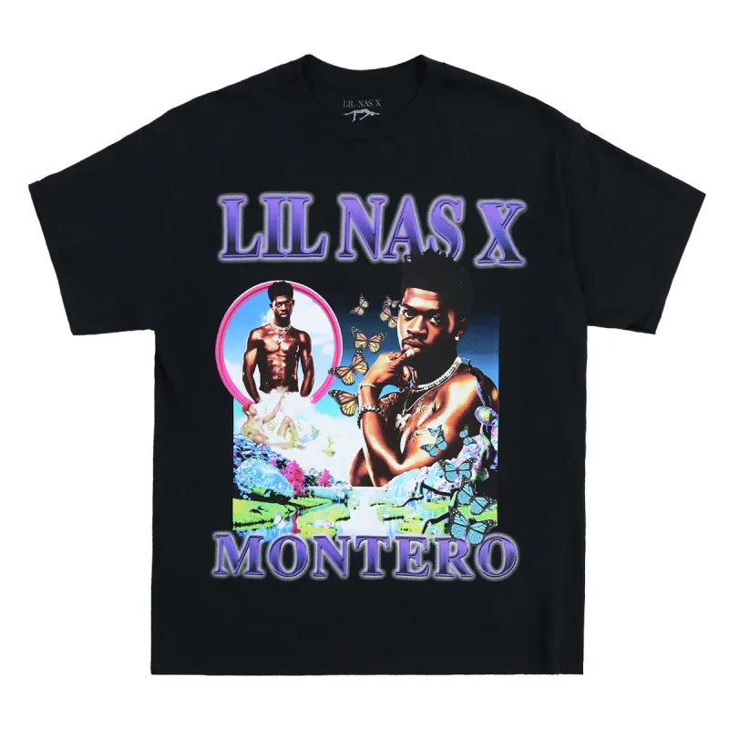 Lil Nas X MONTERO Black Tee sold by Lil Nas X