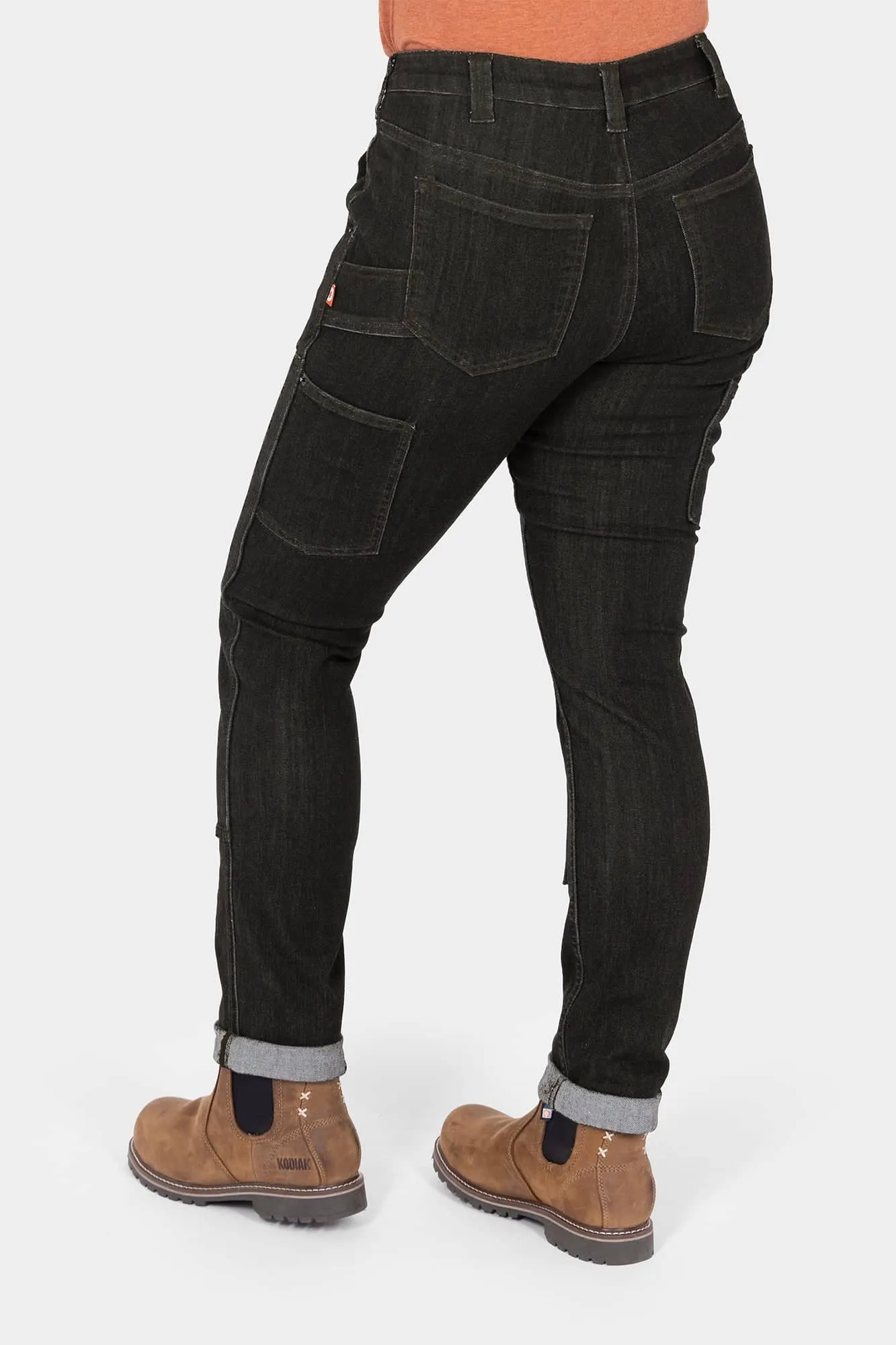 Maven Slim Pant in Heathered Black Graphene sold by Dovetail Workwear product image thumbnail 2