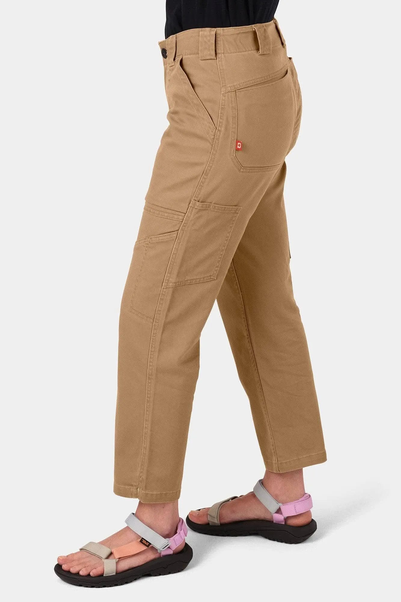 Range Crop Pant in Lightweight Denim sold by Dovetail Workwear product image thumbnail 3