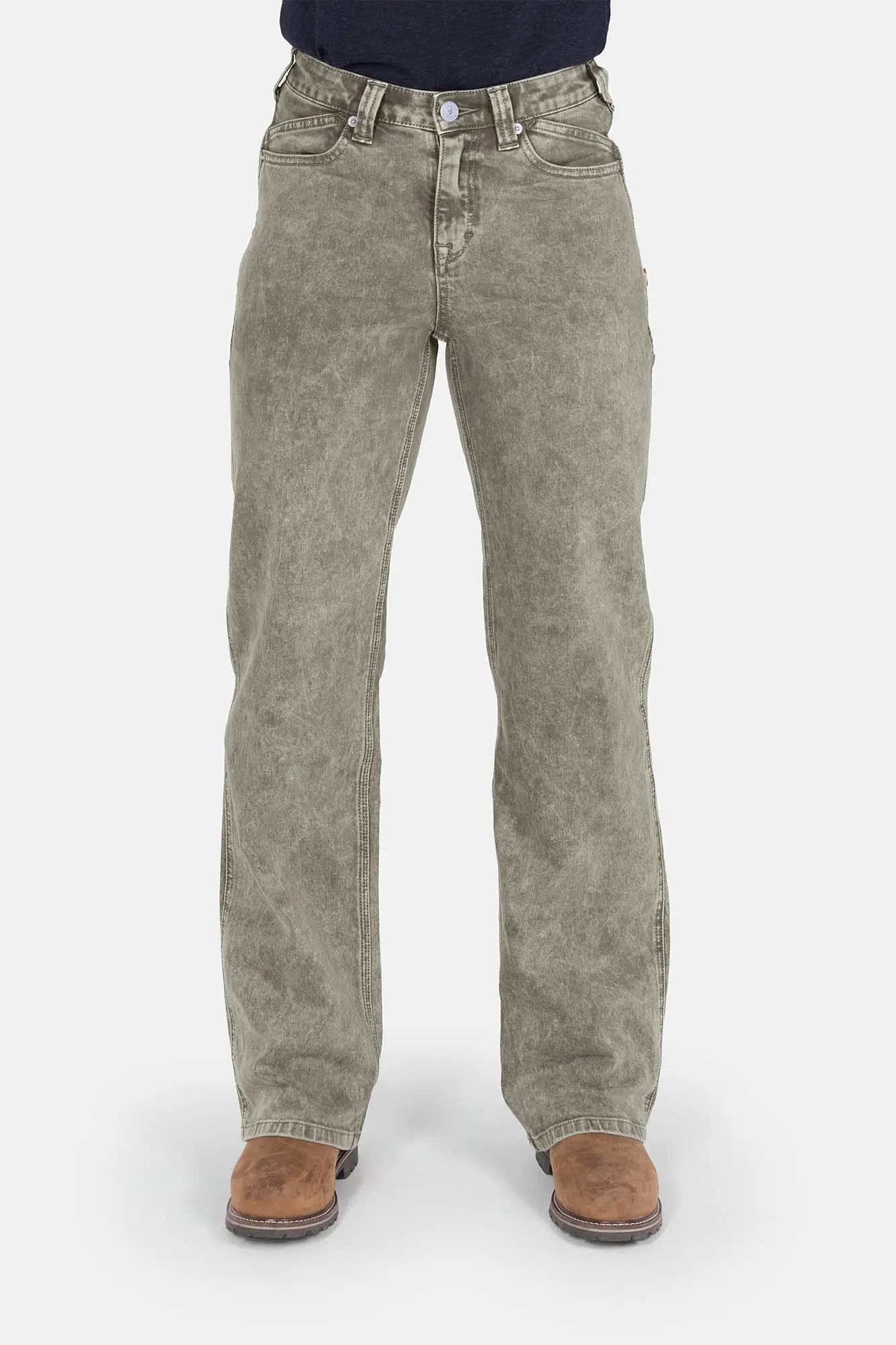 Old School Wide Leg Mineral Wash Jeans sold by Dovetail Workwear product image thumbnail 3