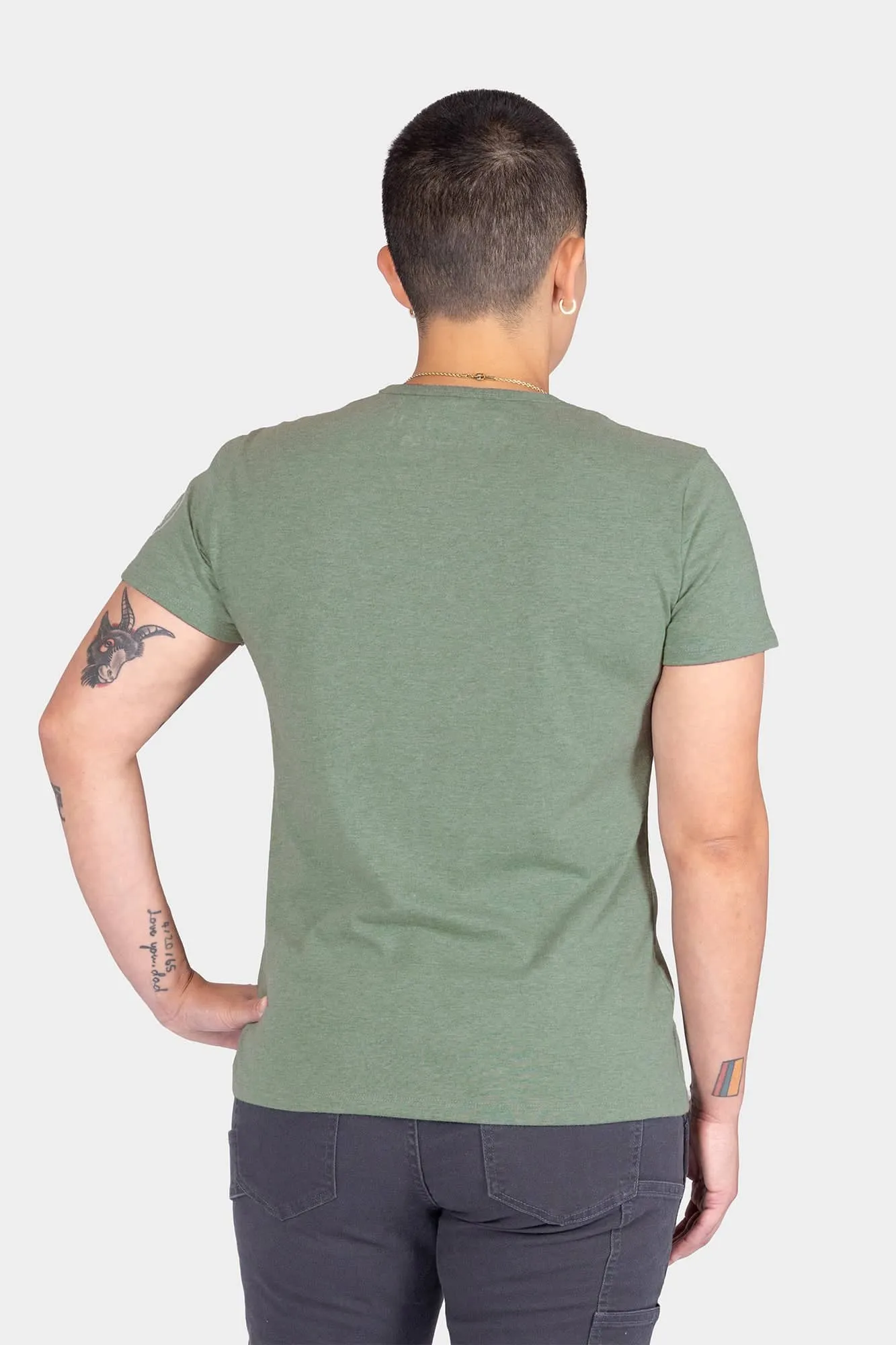 GO TO™ Crew Neck Tee Shirt sold by Dovetail Workwear product image thumbnail 2