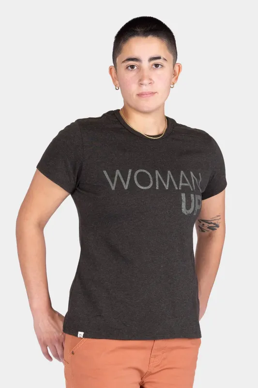 GO TO™ "Woman Up" Graphic Work Tee made by Dovetail Workwear