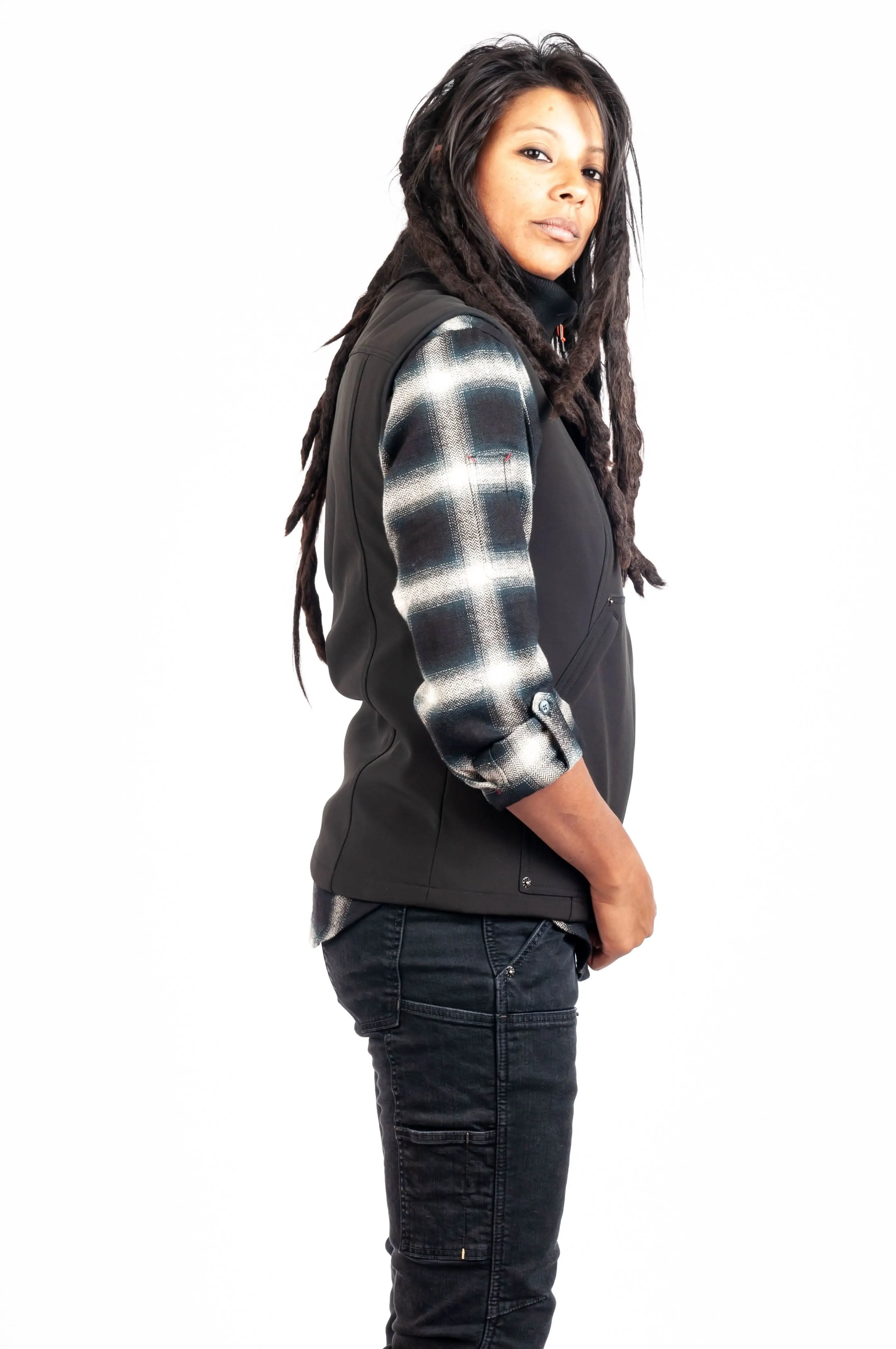 M'fon Work Vest sold by Dovetail Workwear product image thumbnail 5