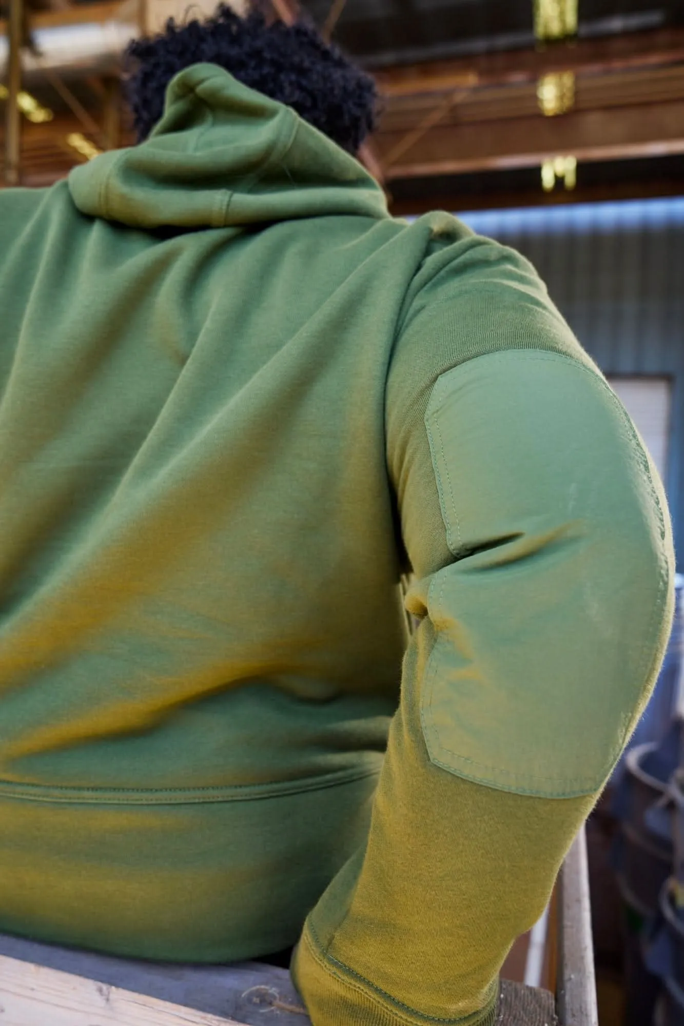 Flagger Fleece Hoodie sold by Dovetail Workwear product image thumbnail 2