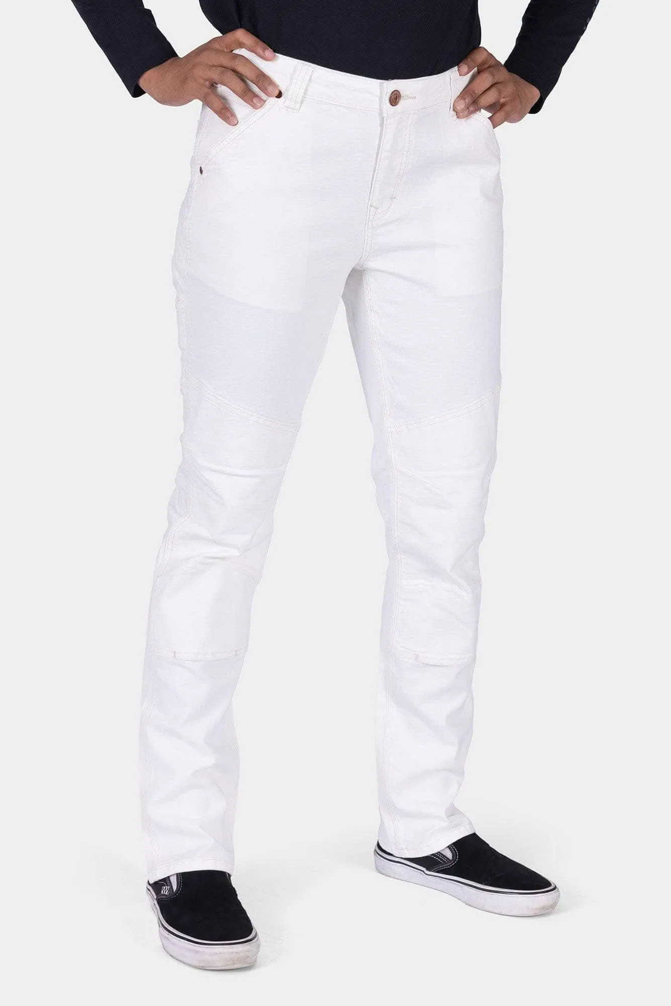 GO TO™ Stretch Canvas Work Pant in Painter's White sold by Dovetail Workwear