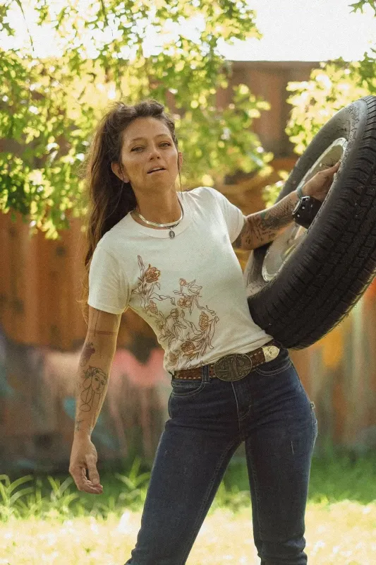 Rae Ripple x Dovetail Workwear Love Language T-Shirt made by Dovetail Workwear