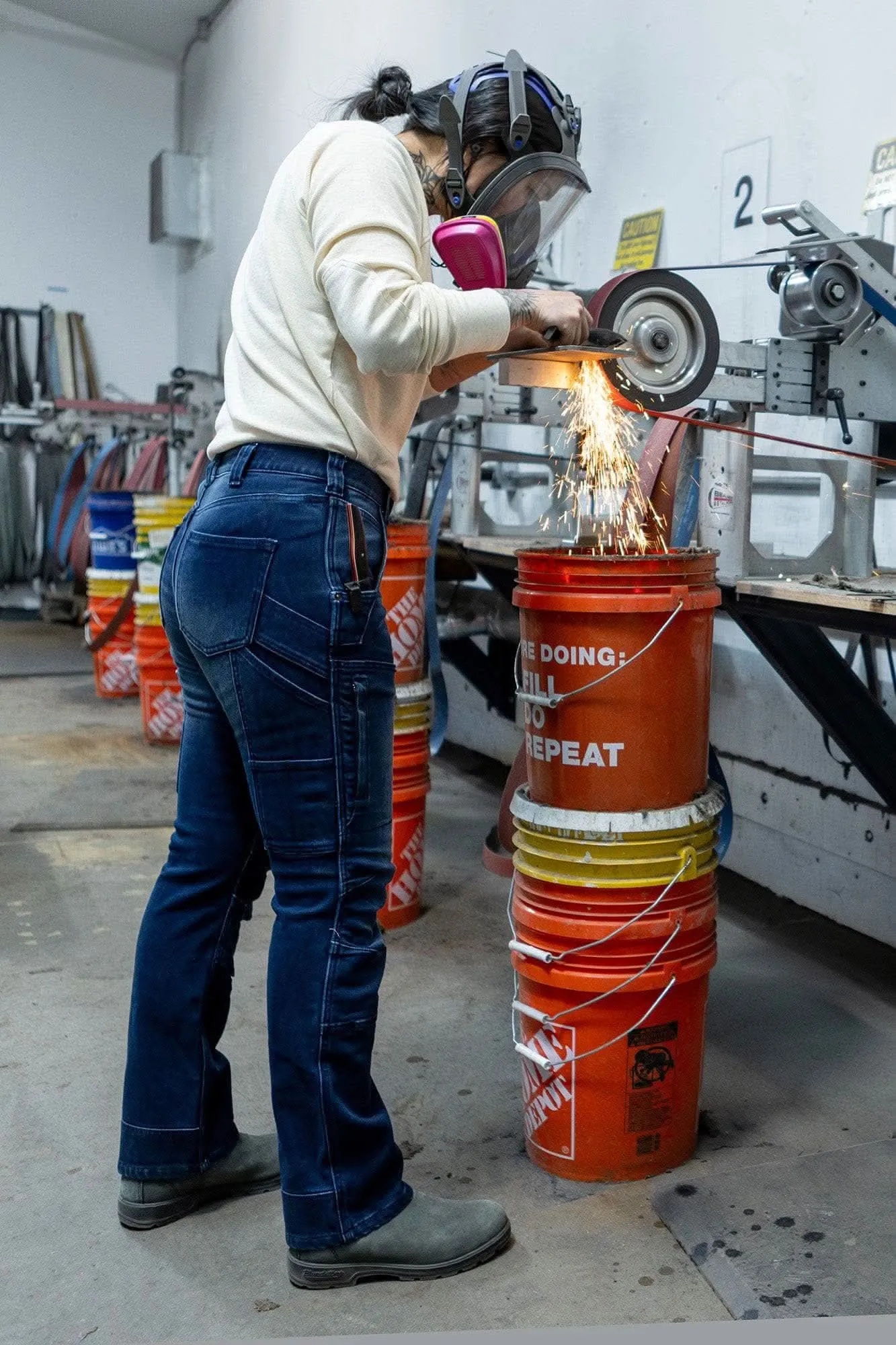 Britt X Graphene Denim Pant sold by Dovetail Workwear product image thumbnail 3