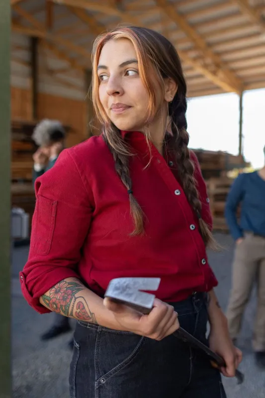 Givens Stretch Chamois Work Shirt made by Dovetail Workwear