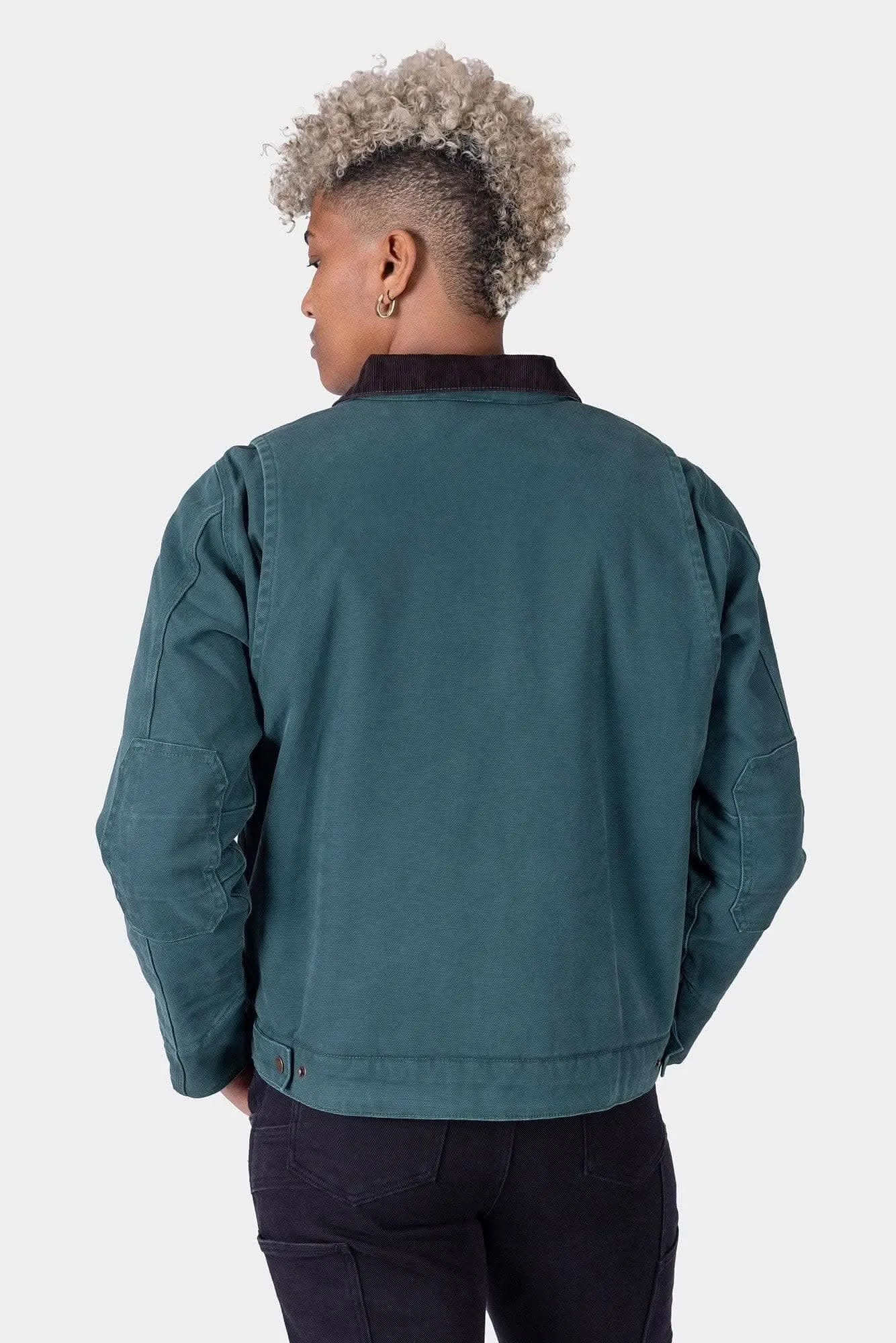 Old School Trucker Canvas Work Jacket sold by Dovetail Workwear product image thumbnail 2