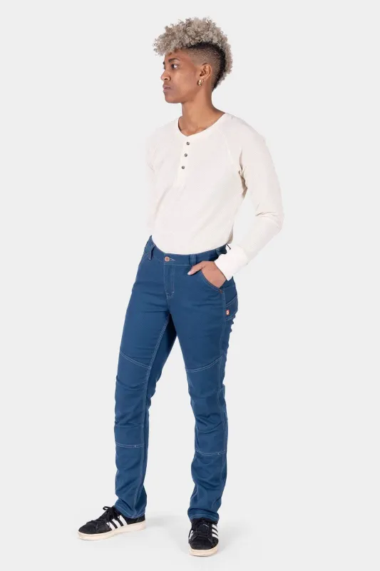 GO TO™ Stretch Canvas Pant in Atlantic Blue made by Dovetail Workwear