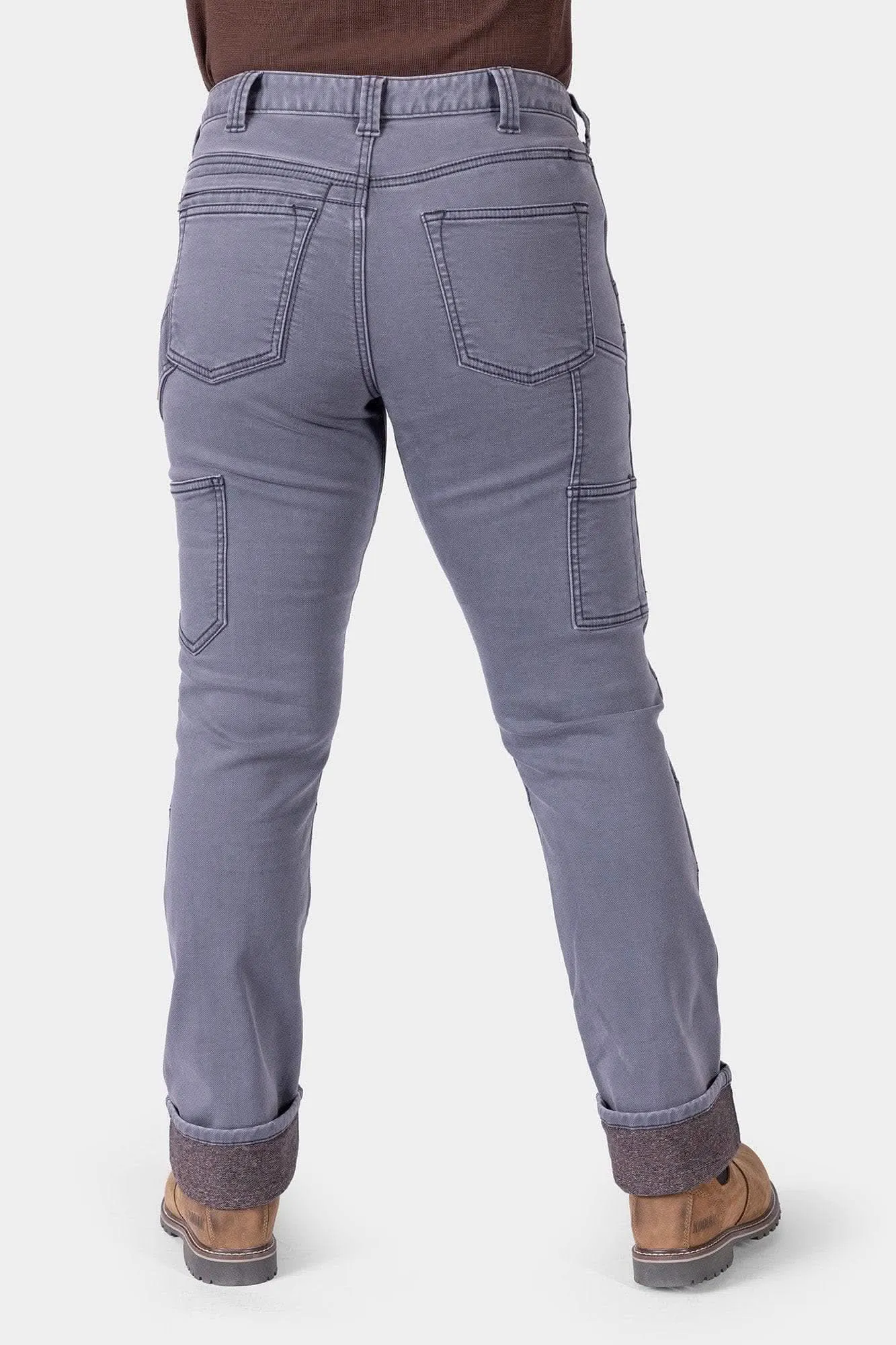 Britt Utility HOTSWAP® Thermal Denim Pant in Grey sold by Dovetail Workwear product image thumbnail 2