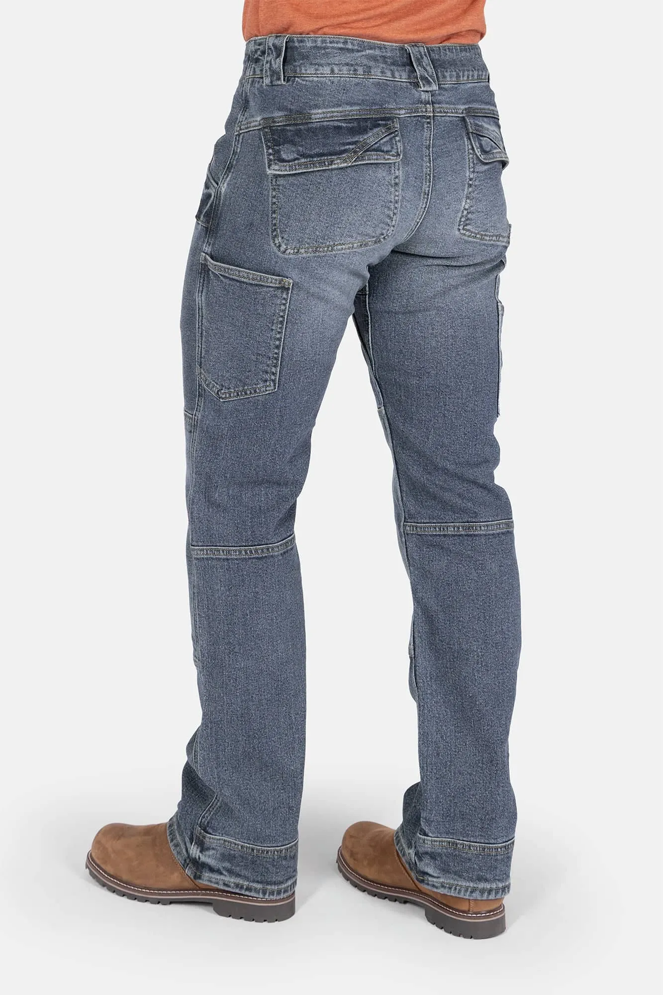 Day Construct Work Pant in Vintage Stretch Denim sold by Dovetail Workwear product image thumbnail 2