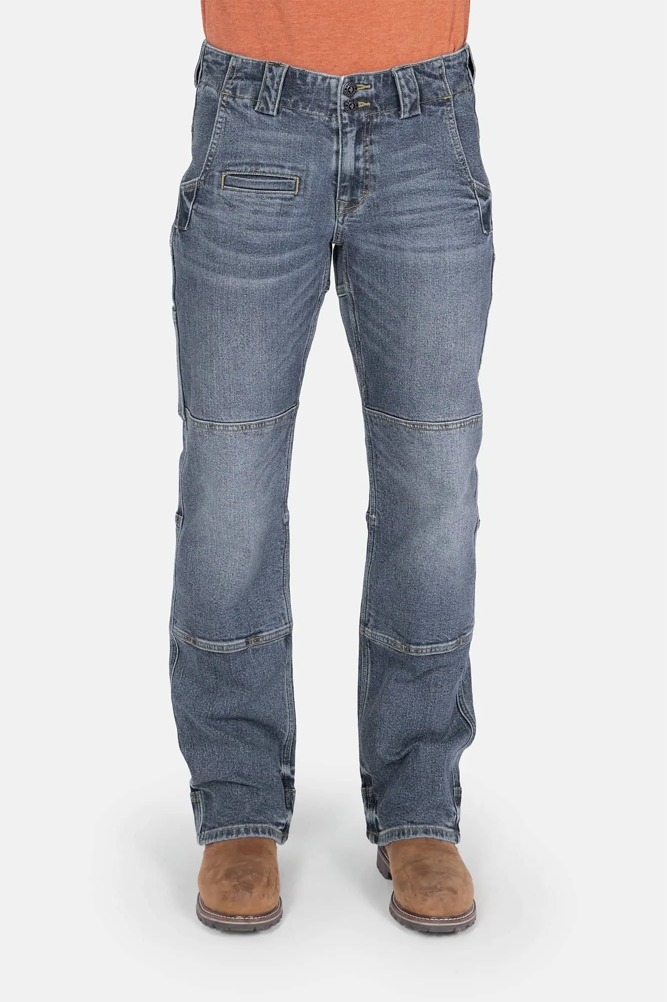 Day Construct Work Pant in Vintage Stretch Denim sold by Dovetail Workwear product image thumbnail 5